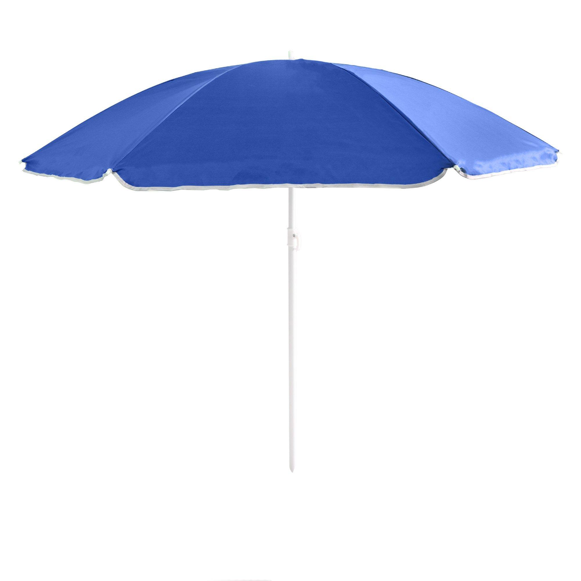 Nalu  Uv Beach Parasol Blue - 160cm