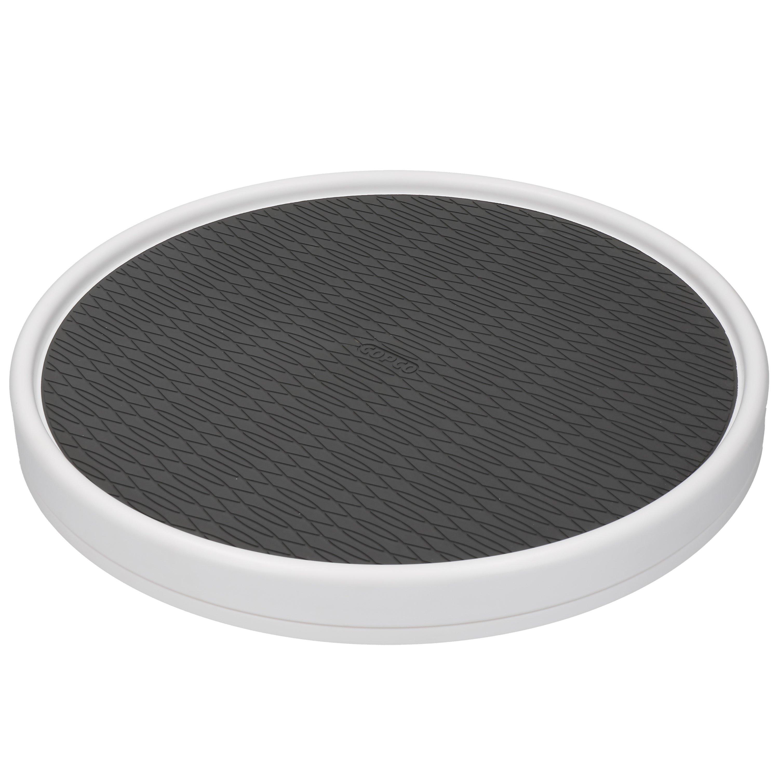 Grey - Copco - Copco Basics Non-Skid Plastic Lazy Susan Turntable - 1