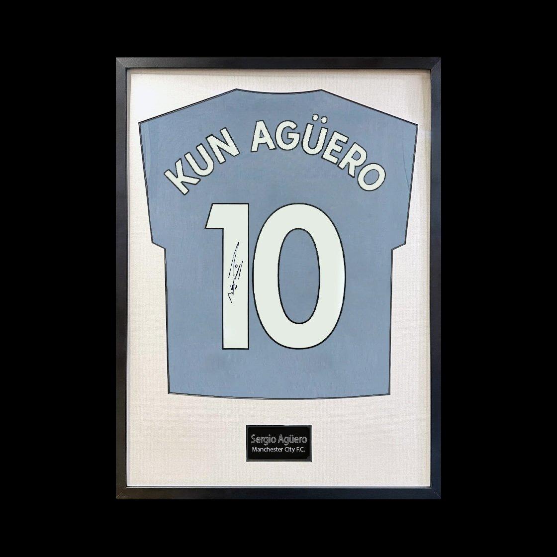 Blue - The Fan Cave - Sergio Aguero Signed Manchester City Shirt Standar