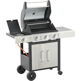Outsunny Gas Barbecue Grill 4+1 Burner with Smoker