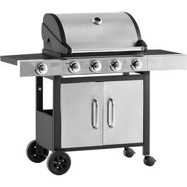 Outsunny Gas Barbecue Grill 4+1 Burner with Smoker