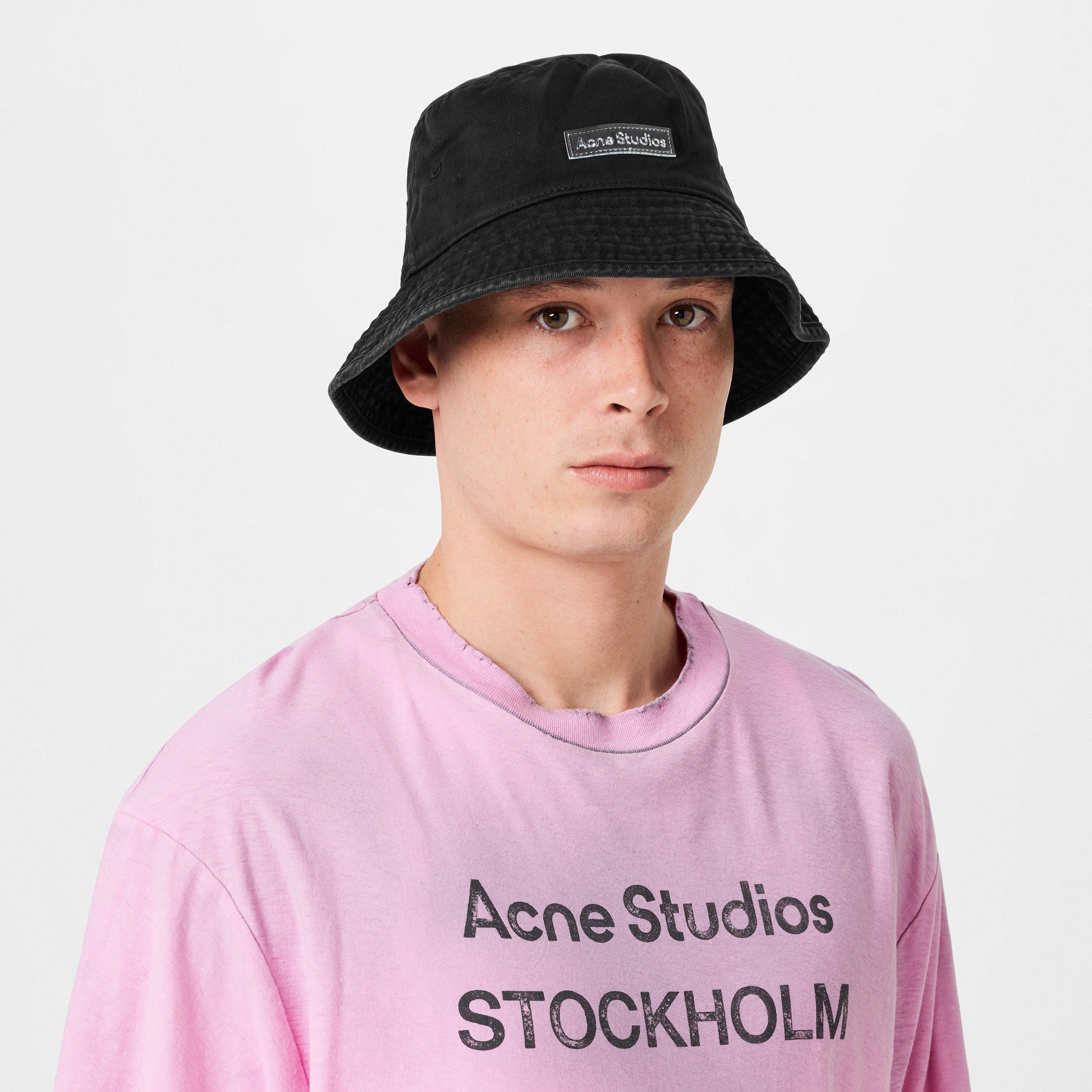 Black - Acne Studios - Logo Patch Bucket Hat - 2