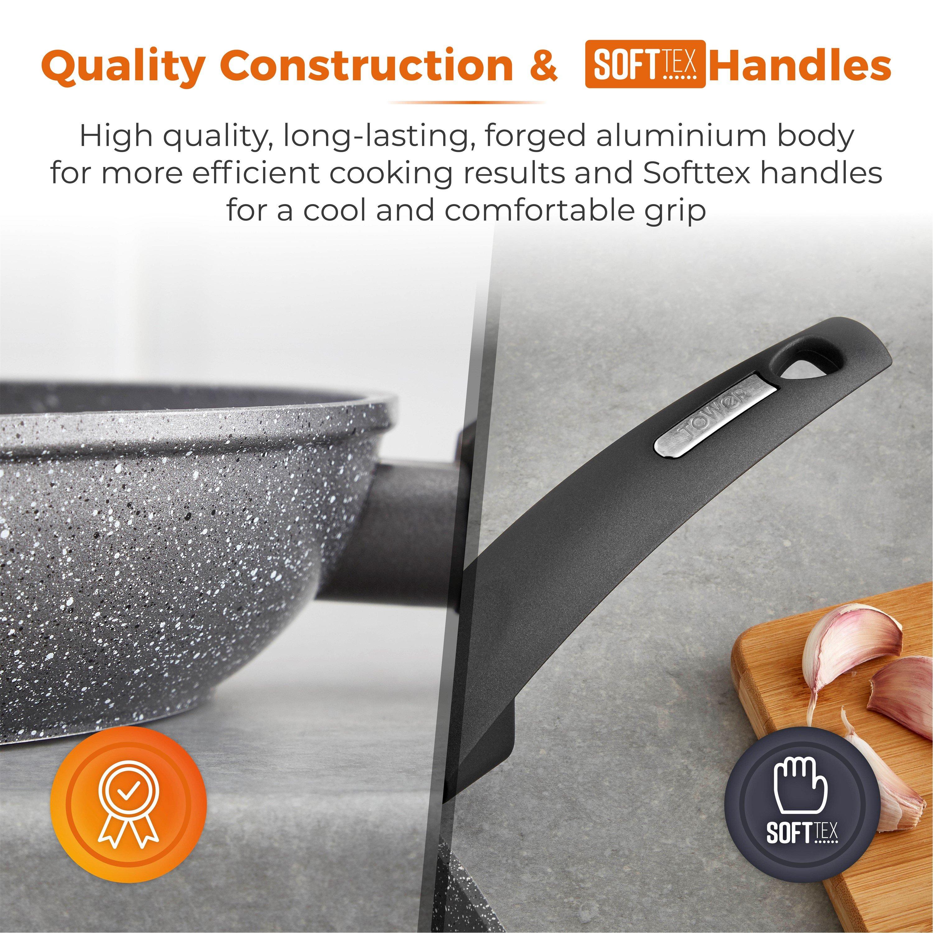 Graphite - Tower - Cerastone Forged 5 Piece Pan Set Graphite - 5