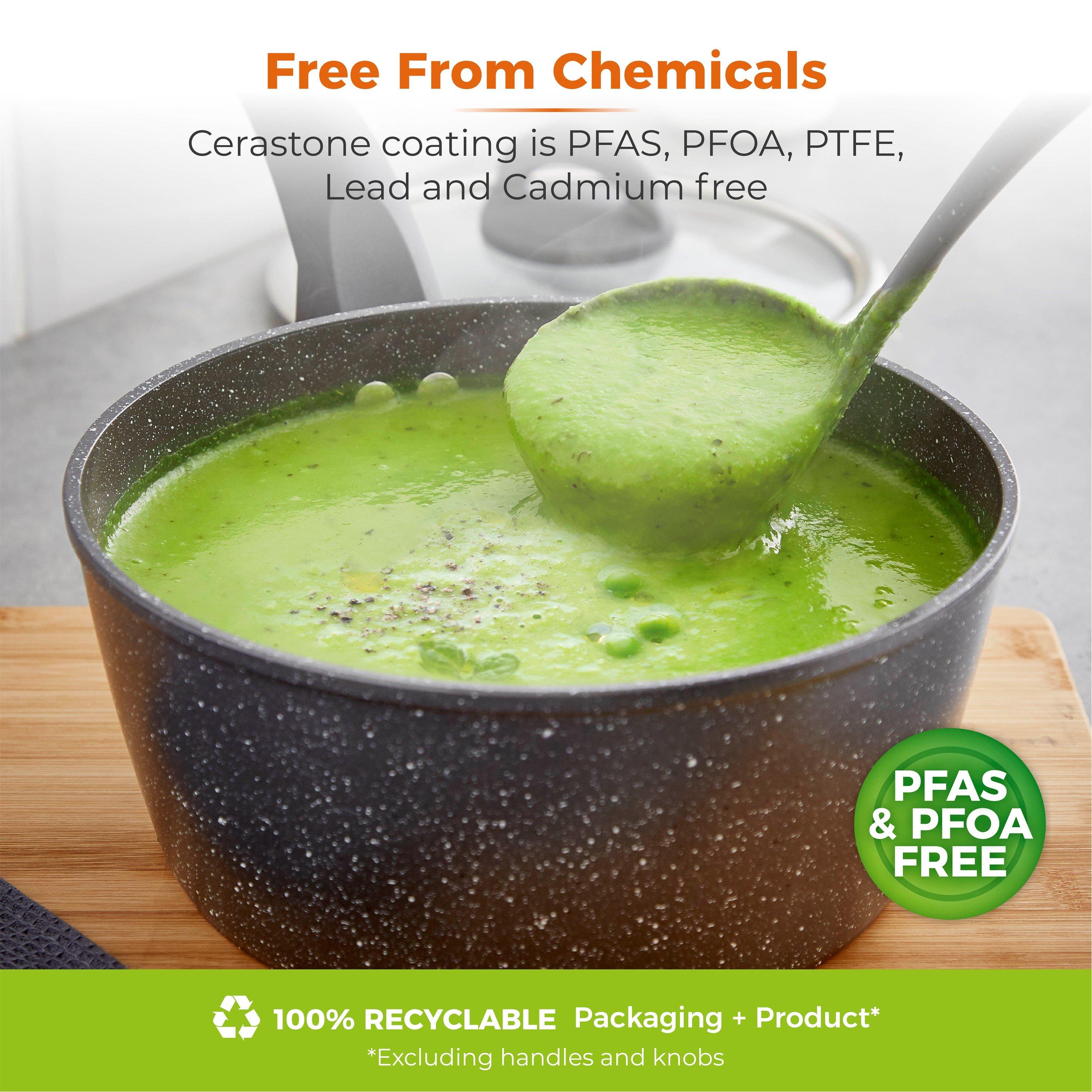 Graphite - Tower - Cerastone Forged 5 Piece Pan Set Graphite - 8