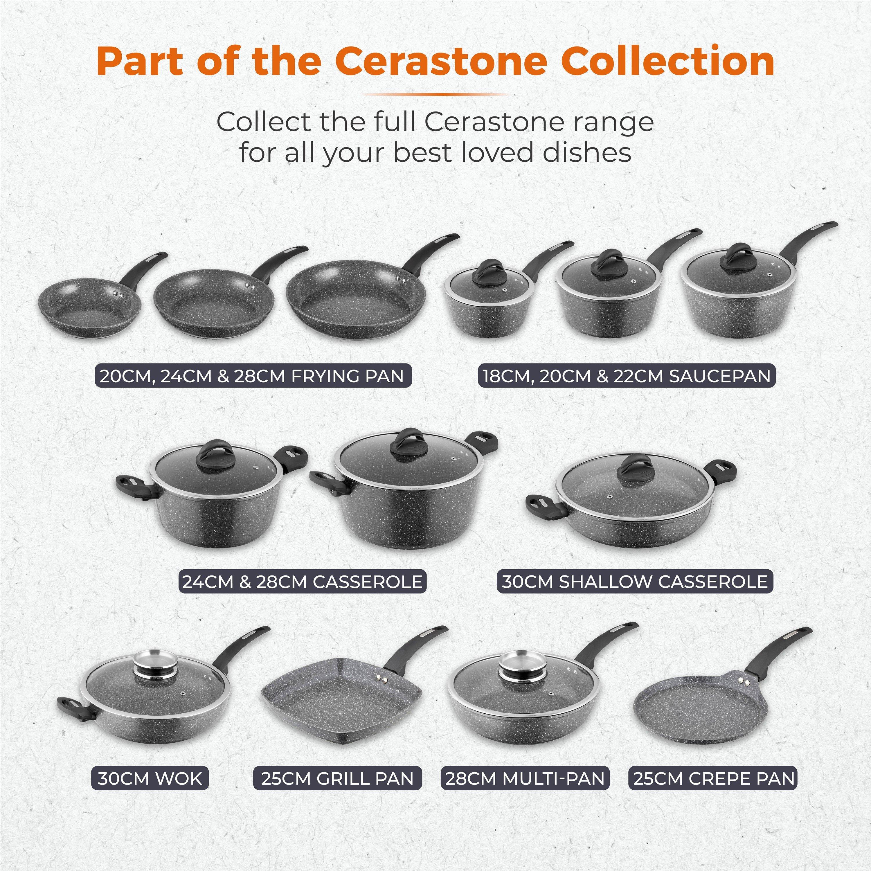 Graphite - Tower - Cerastone Forged 5 Piece Pan Set Graphite - 9