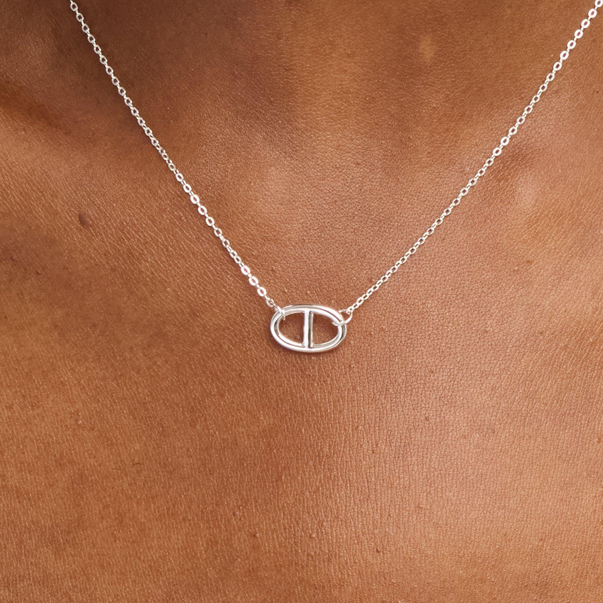 Silver - Simply Silver - Sterling Silver 925 Interlink Heart Necklace - 3