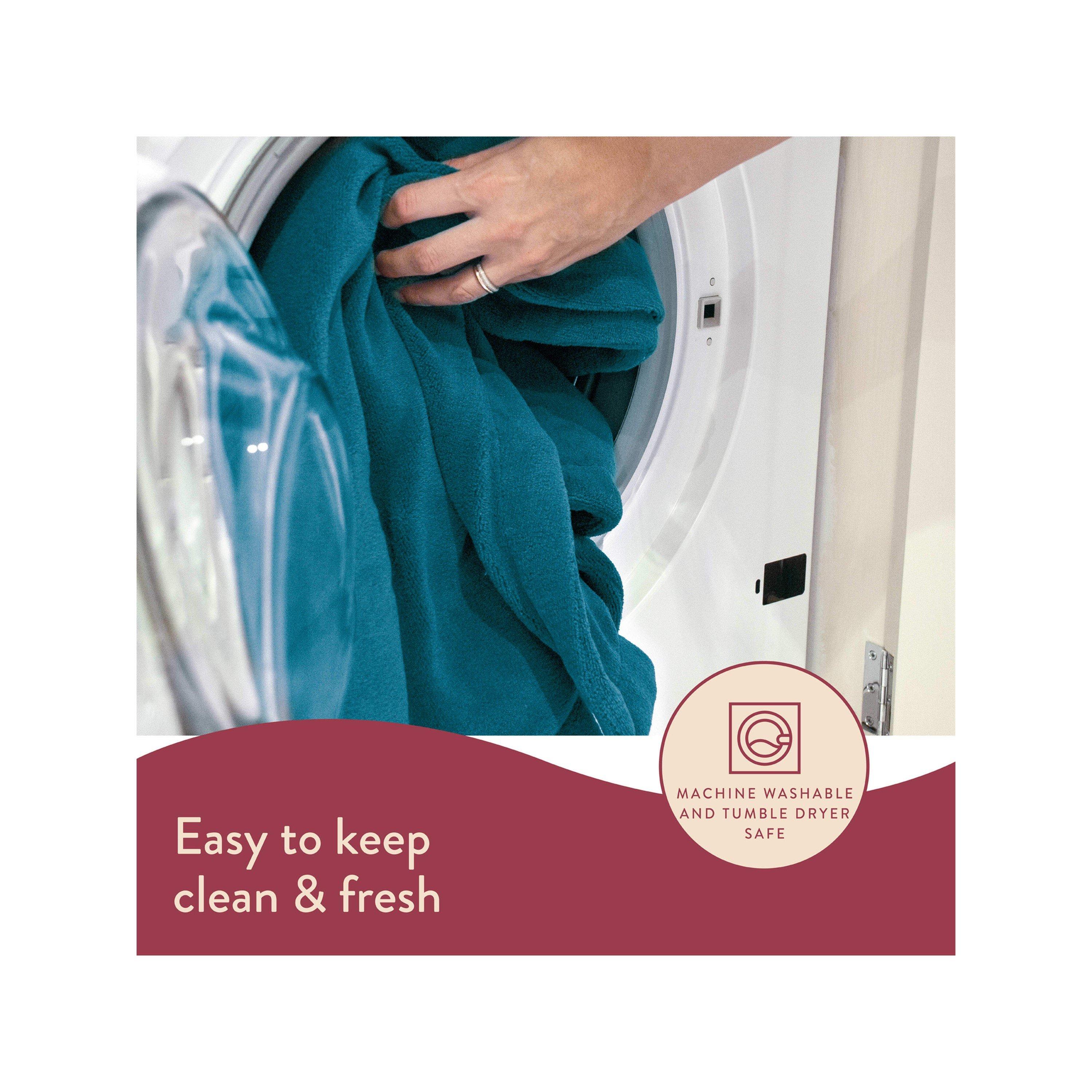 Teal - Dreamland - Dreamland IntelliHeat Soft Heated Blanket Teal - 4