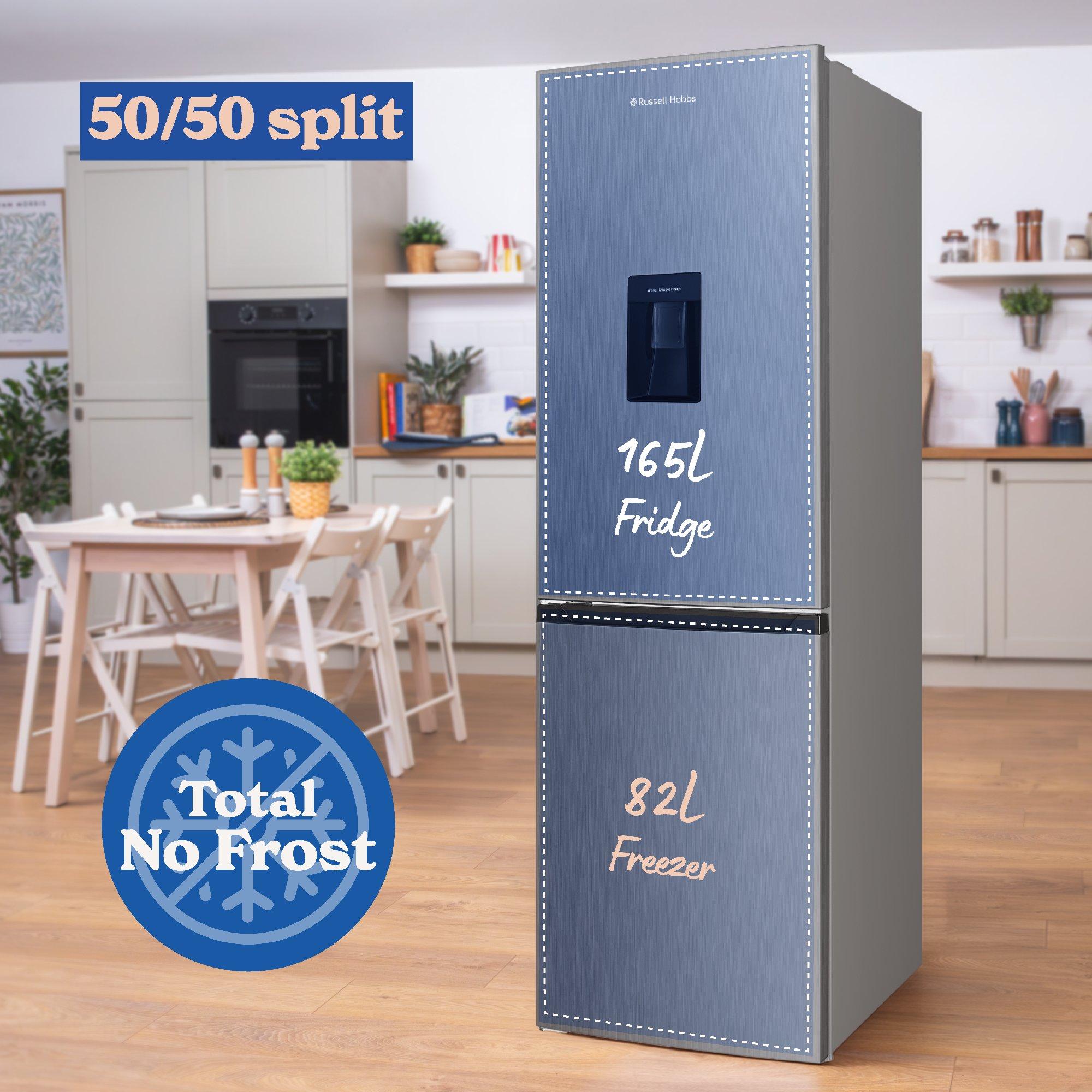Stainless Steel - Russell Hobbs - RH181TNF552E2SSWD Fridge Freezer + Water Dispenser - 3