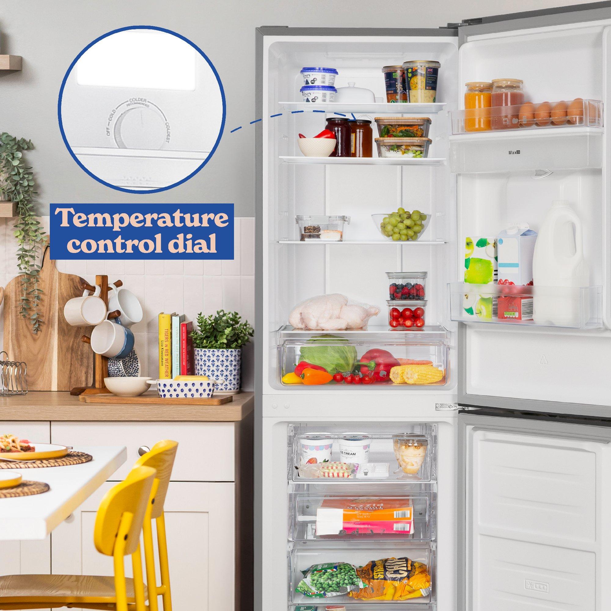 Stainless Steel - Russell Hobbs - RH181TNF552E2SSWD Fridge Freezer + Water Dispenser - 7