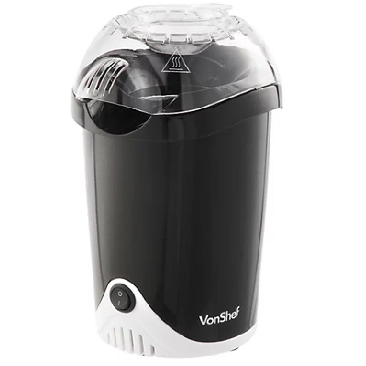Black - VonShef - Hot Air Popcorn Maker - 7