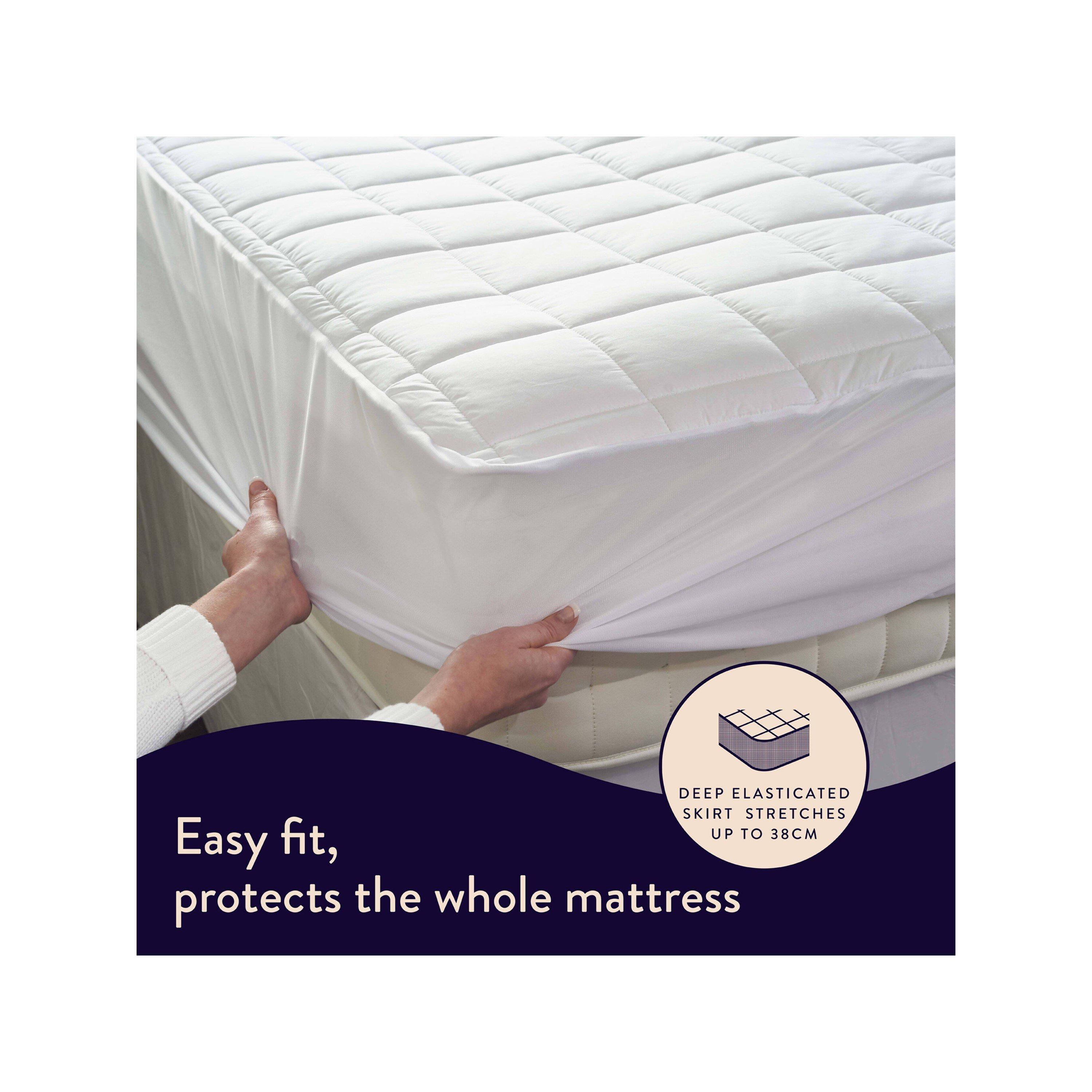 White - Dreamland - Dreamland Organic Cotton King Heated Under Blanket - 4
