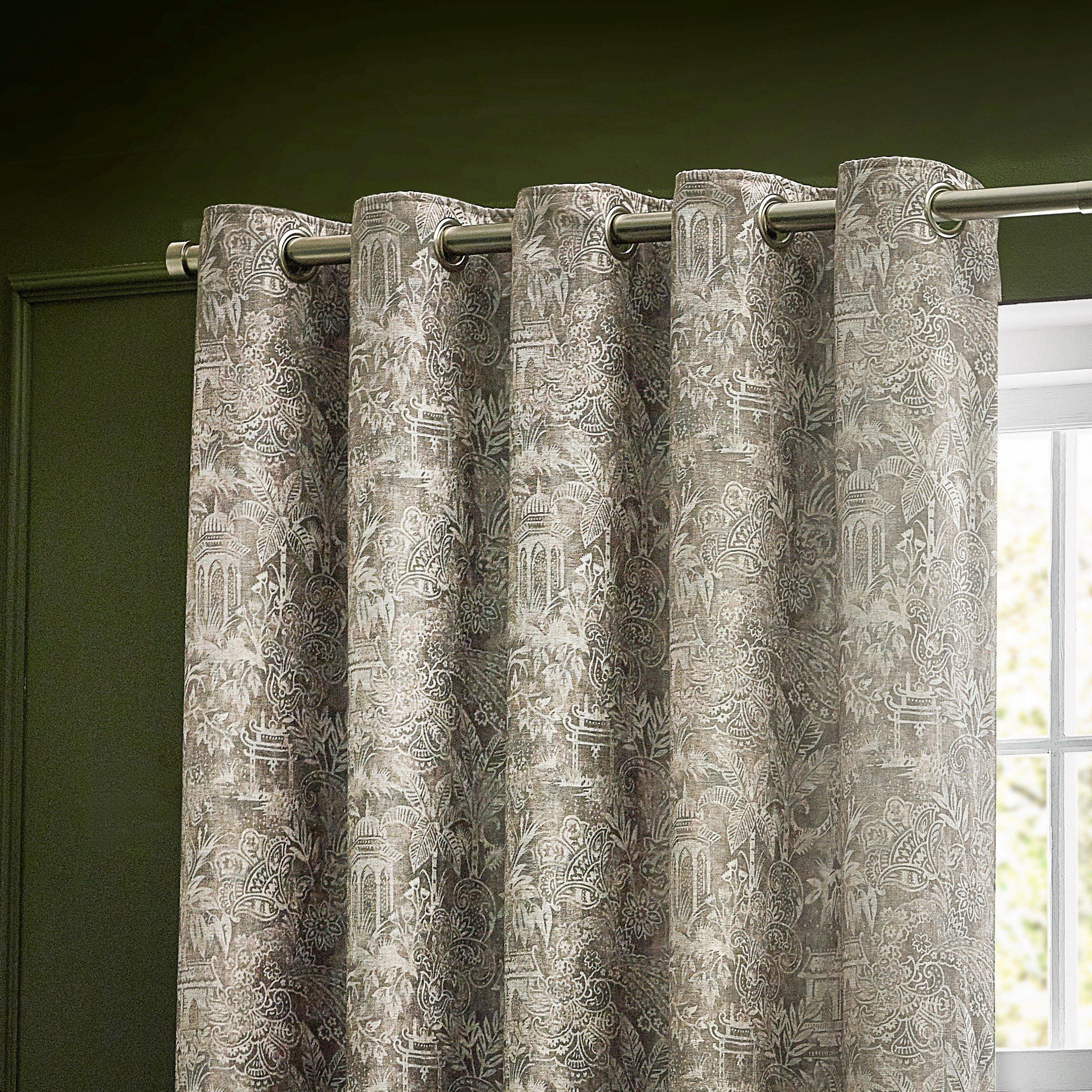 Linen - Wylder - Bengal Chenille Eyelet Curtains - 2