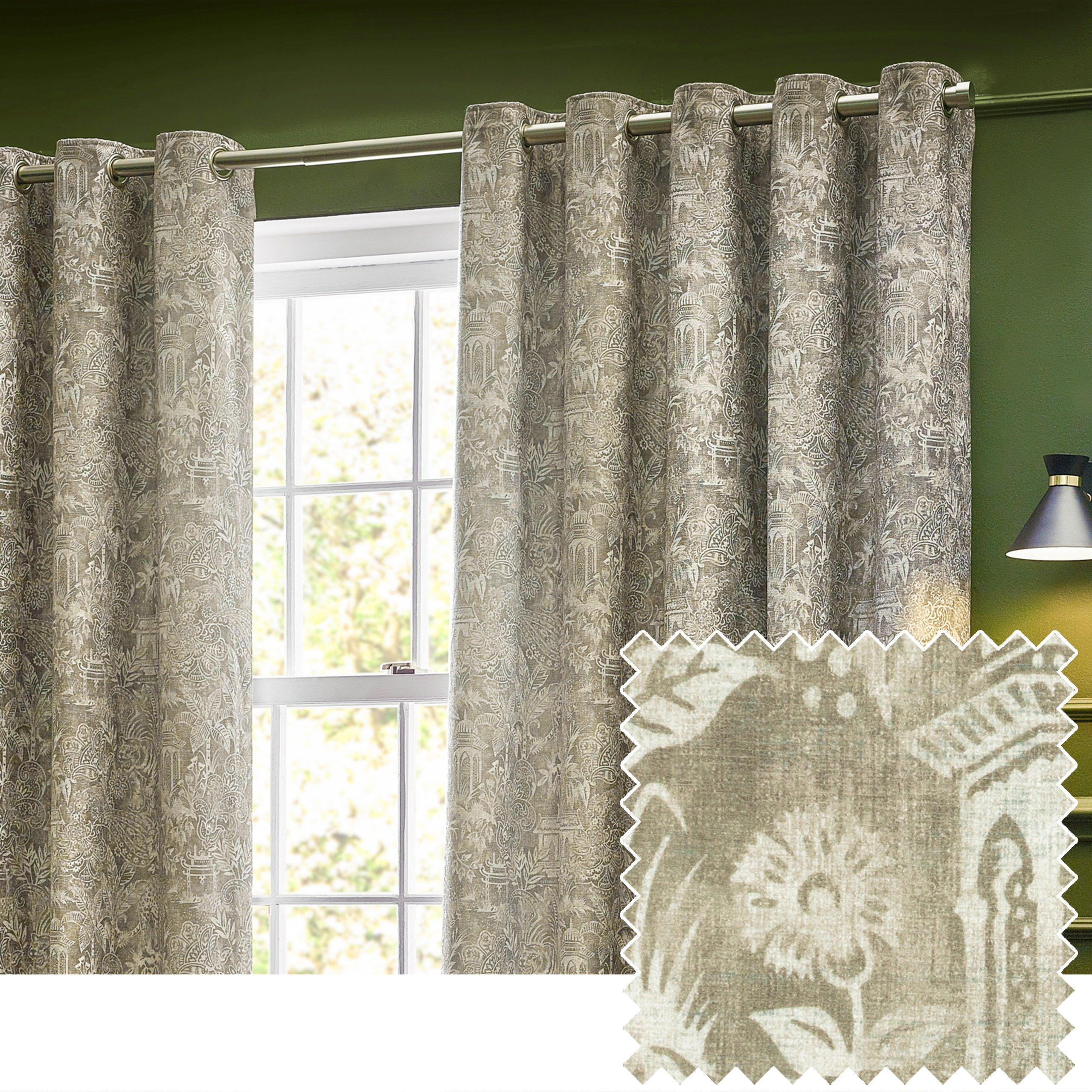 Linen - Wylder - Bengal Chenille Eyelet Curtains - 6