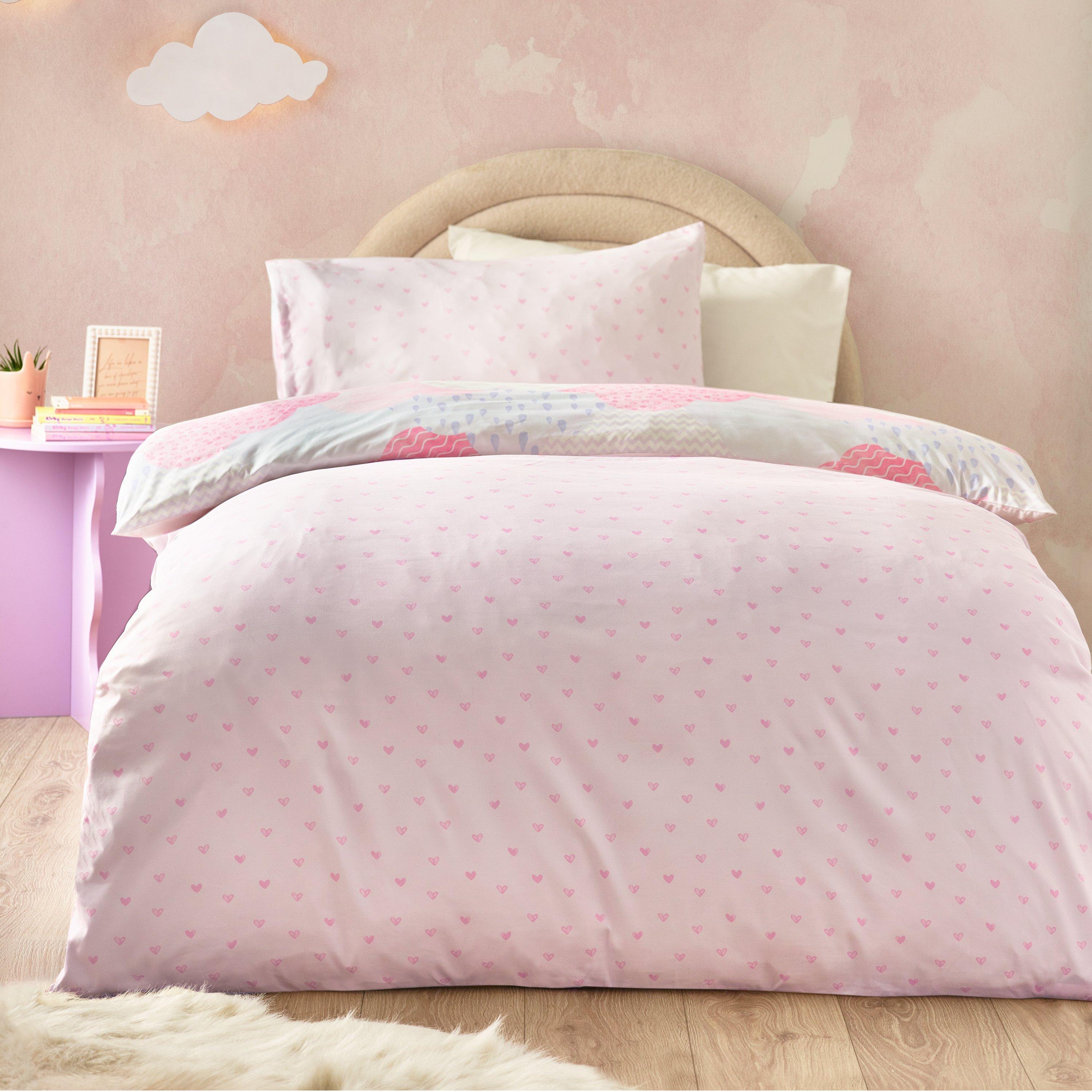 Pink - Catherine Lansfield - Soft as a Cloud Duvet Cover Set - 2
