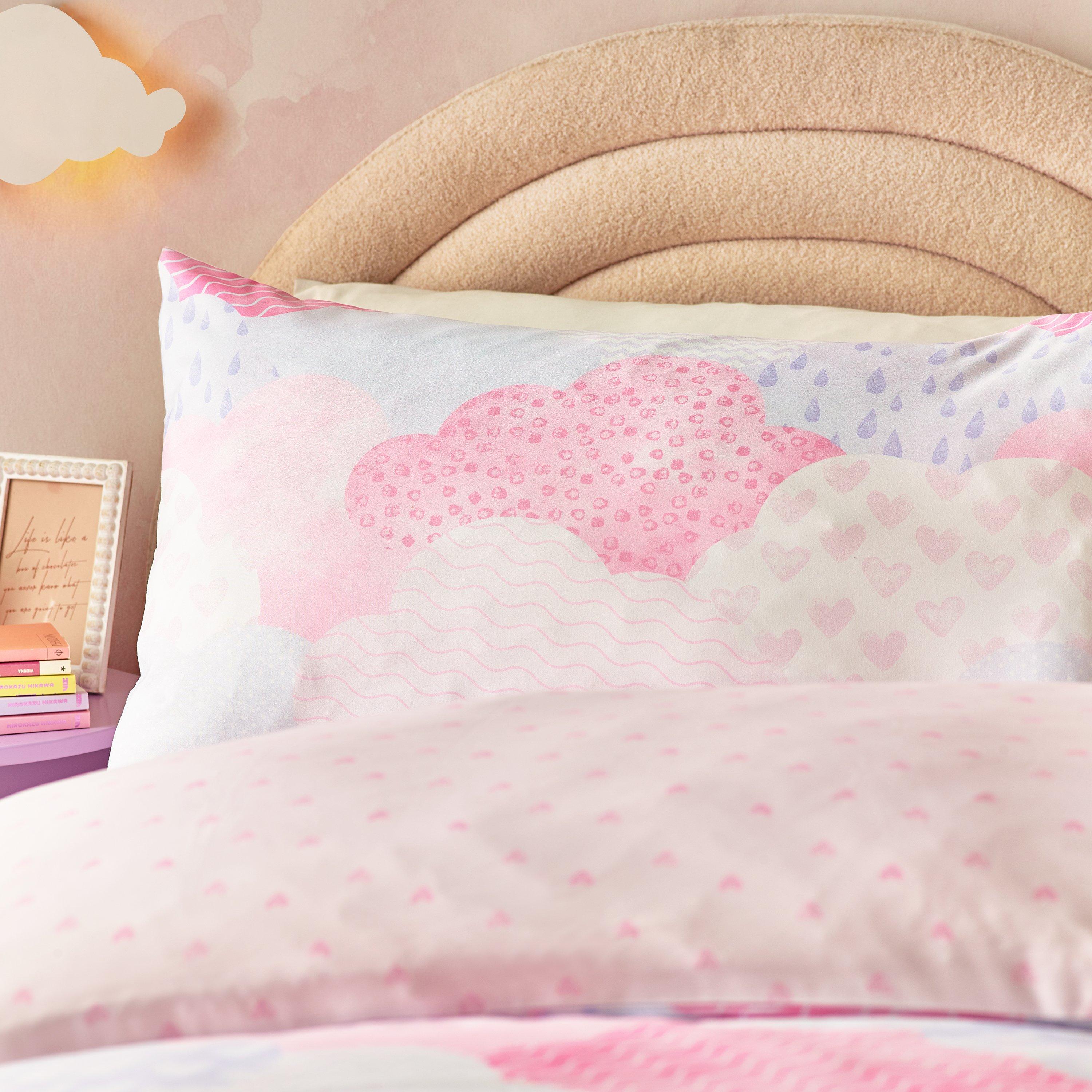 Pink - Catherine Lansfield - Soft as a Cloud Duvet Cover Set - 3
