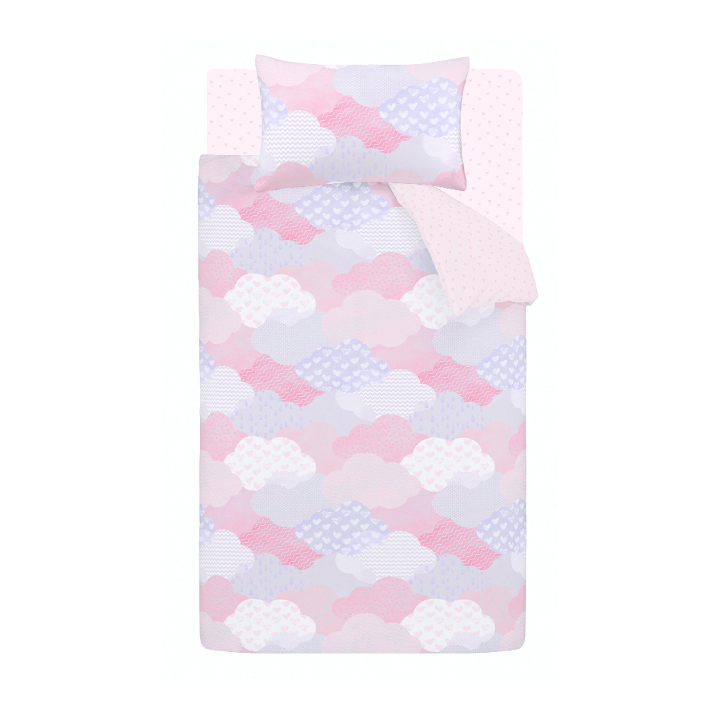 Pink - Catherine Lansfield - Soft as a Cloud Duvet Cover Set - 5