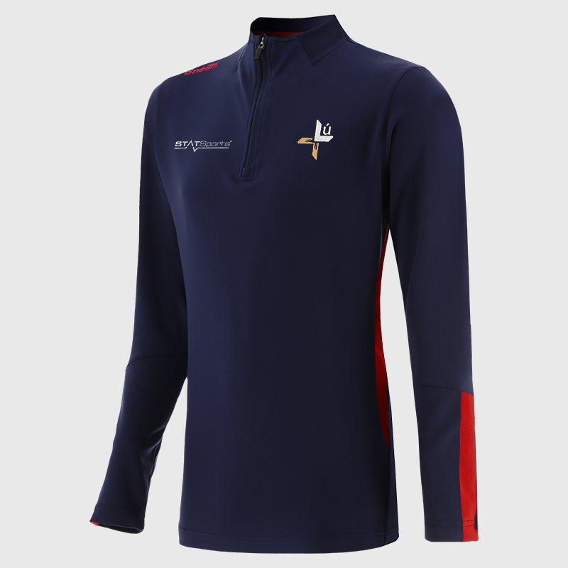 MARINE/RED - ONeills - Men's Jenson Louth Half-Zip Funnel-Neck Pullover - 1