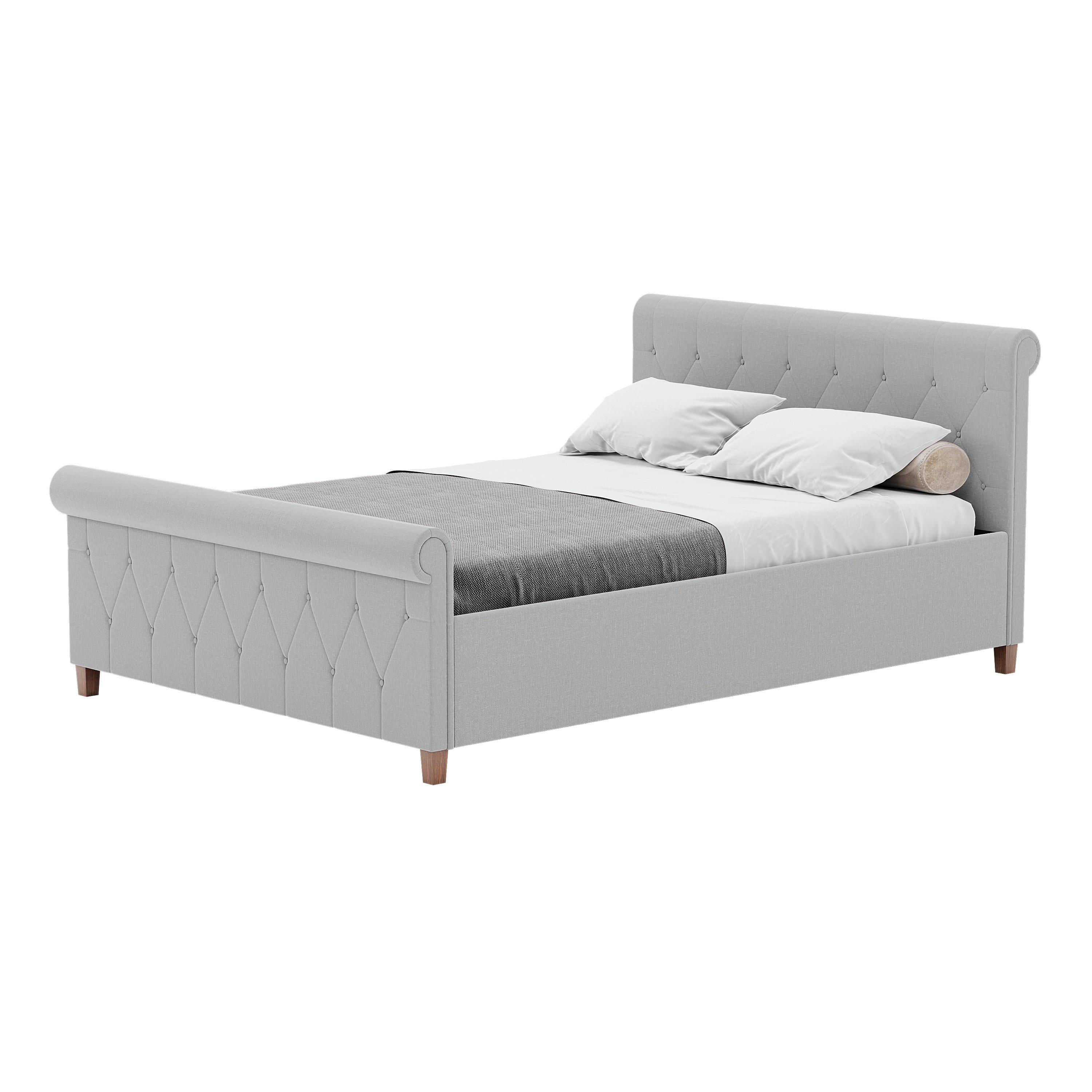 Light Grey Line - Lassic - Vida Designs Vittorio Double Bed UKFR - 7