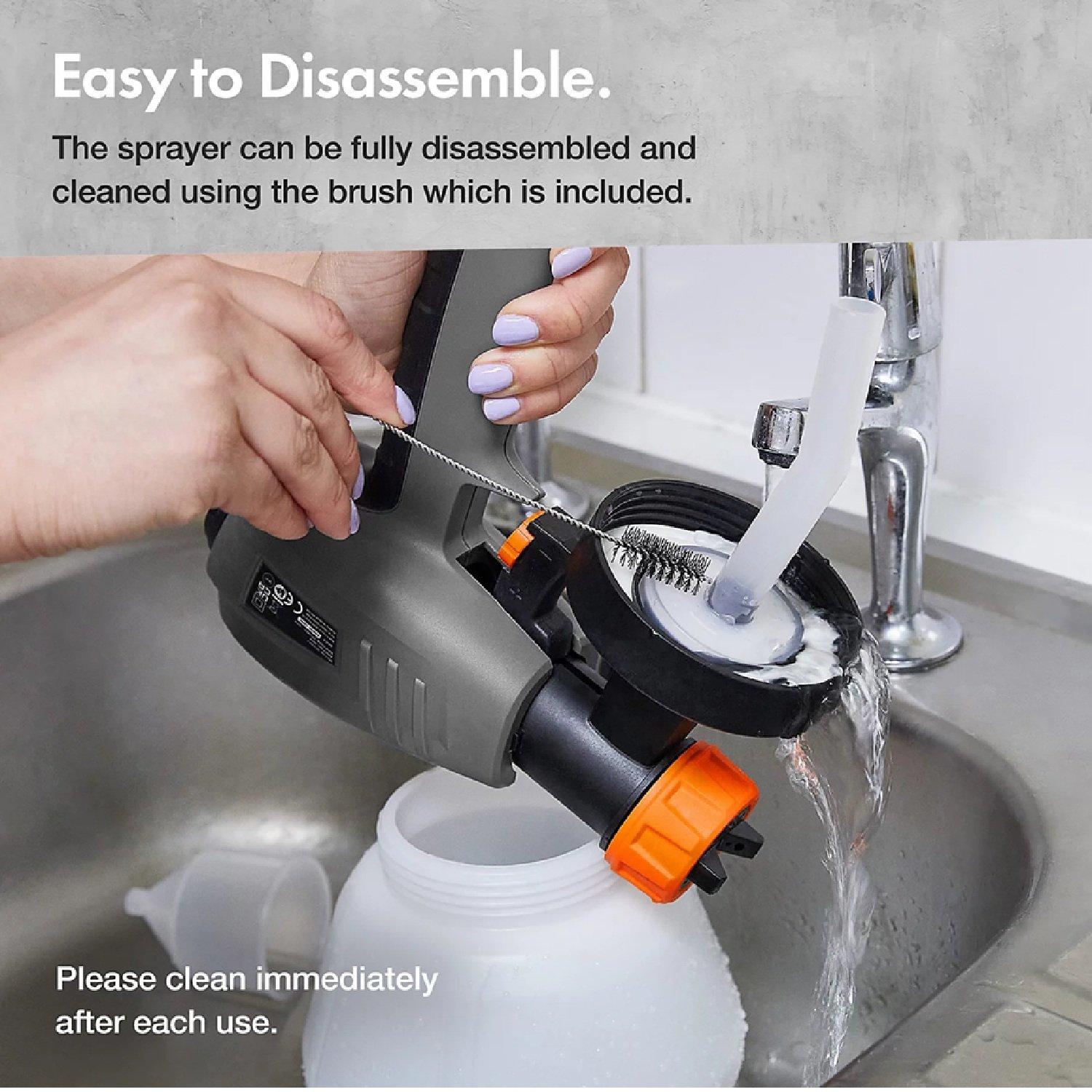 Grey - VonHaus - 800W Paint Sprayer Gun - 4