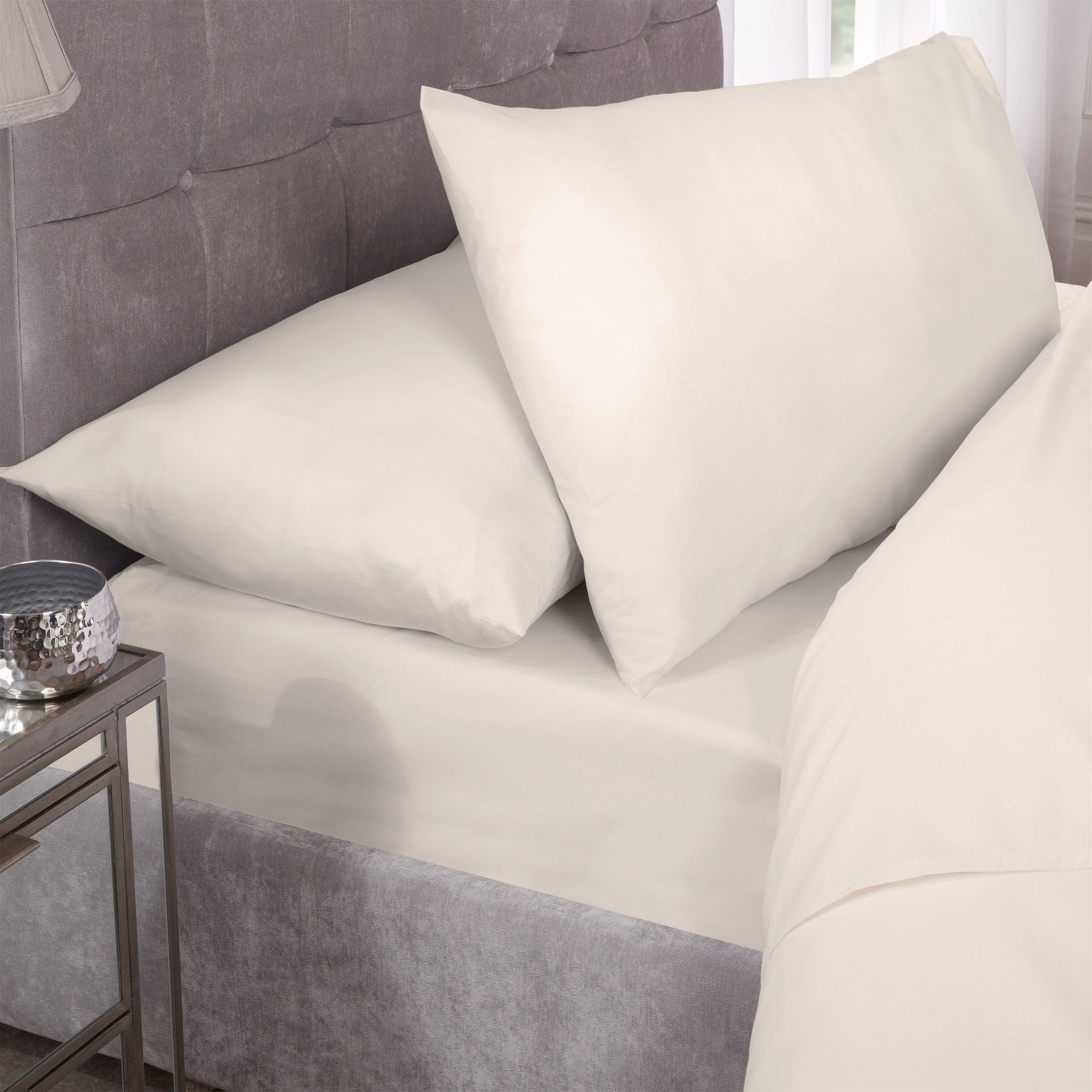 Ivory Cream - Emma Barclay - Extra Deep Fitted Sheet 180 Thread Count Percale