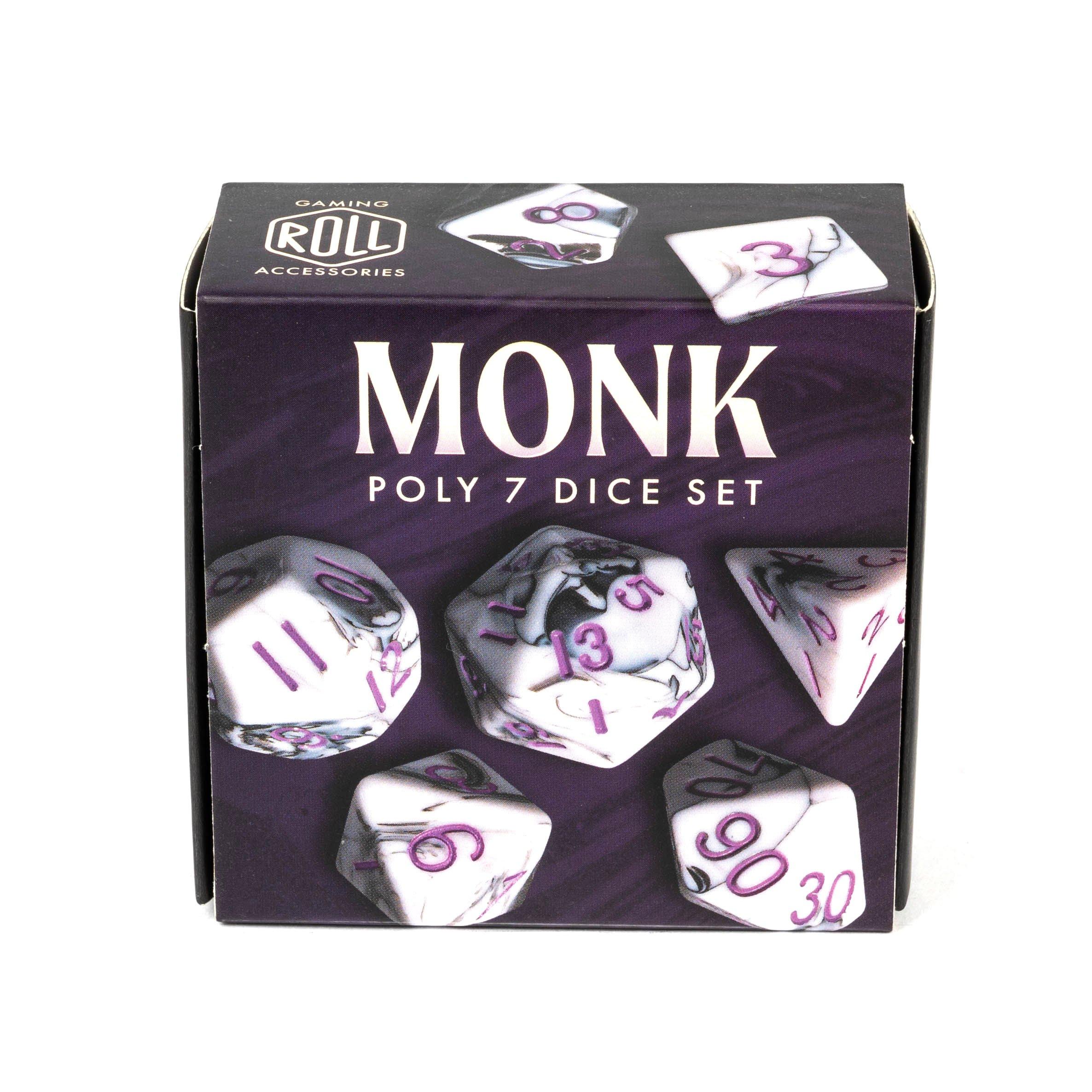 Multi Format An - Professor Puzzle - Monk 7-Polyhedral Dice - 2