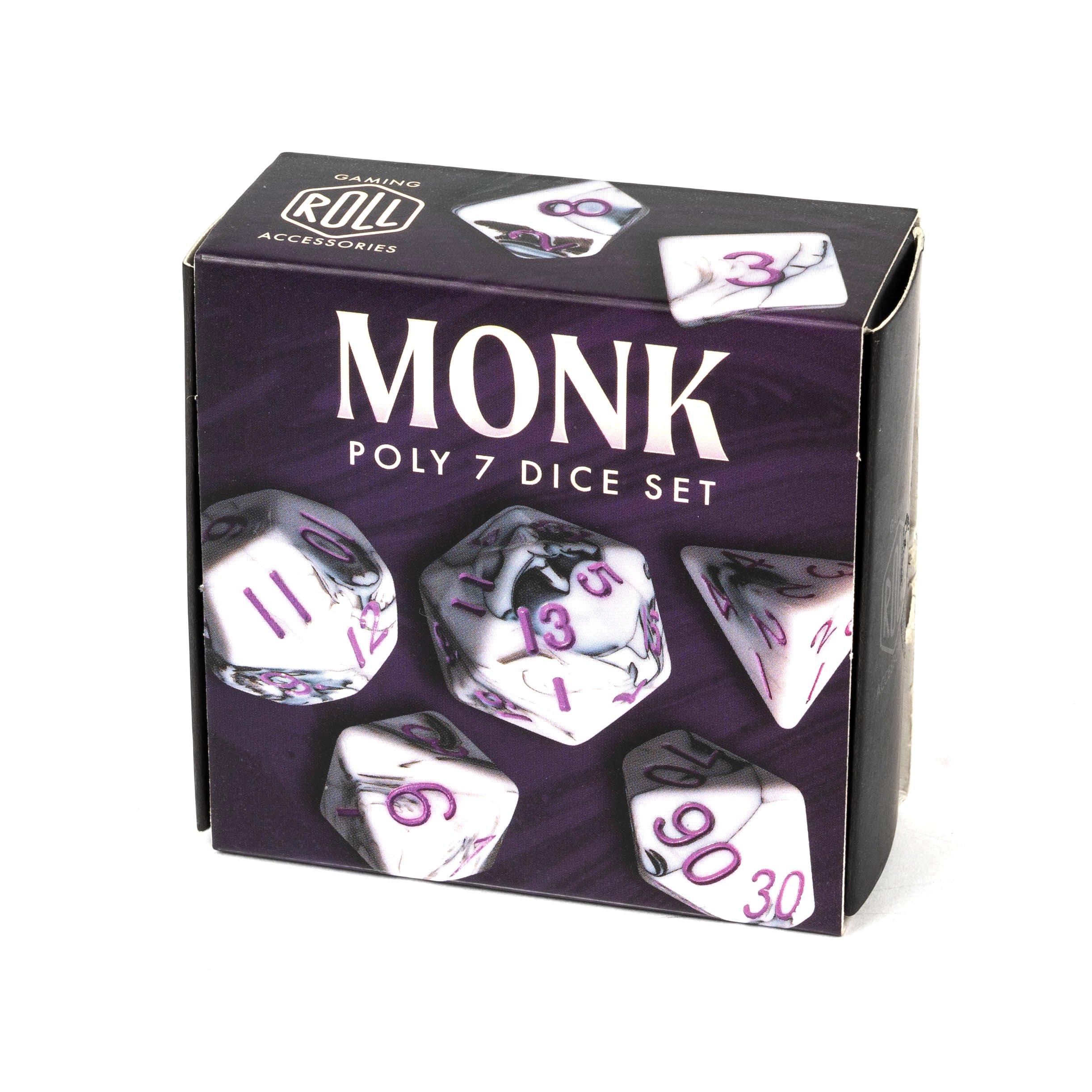 Multi Format An - Professor Puzzle - Monk 7-Polyhedral Dice - 3