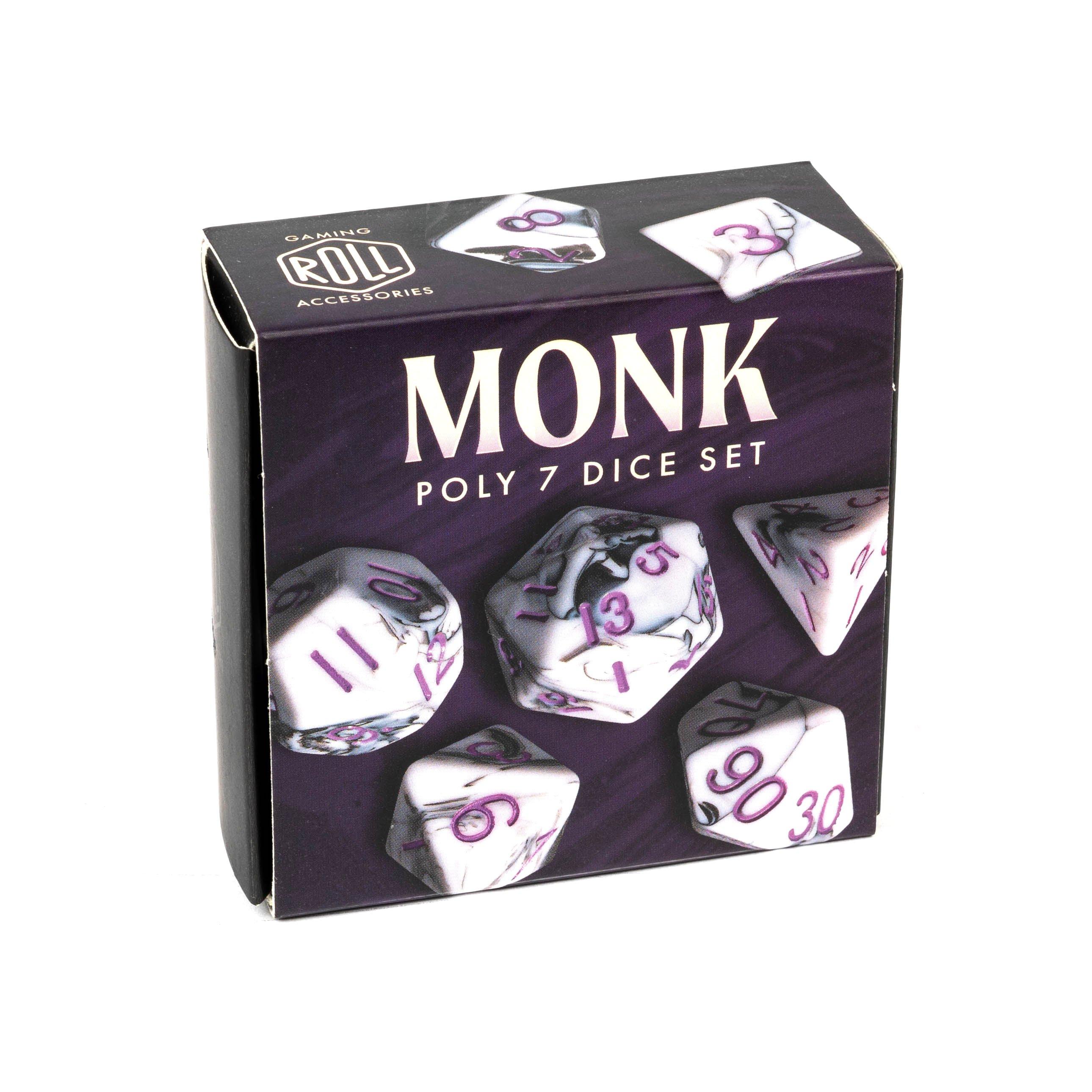 Multi Format An - Professor Puzzle - Monk 7-Polyhedral Dice - 4