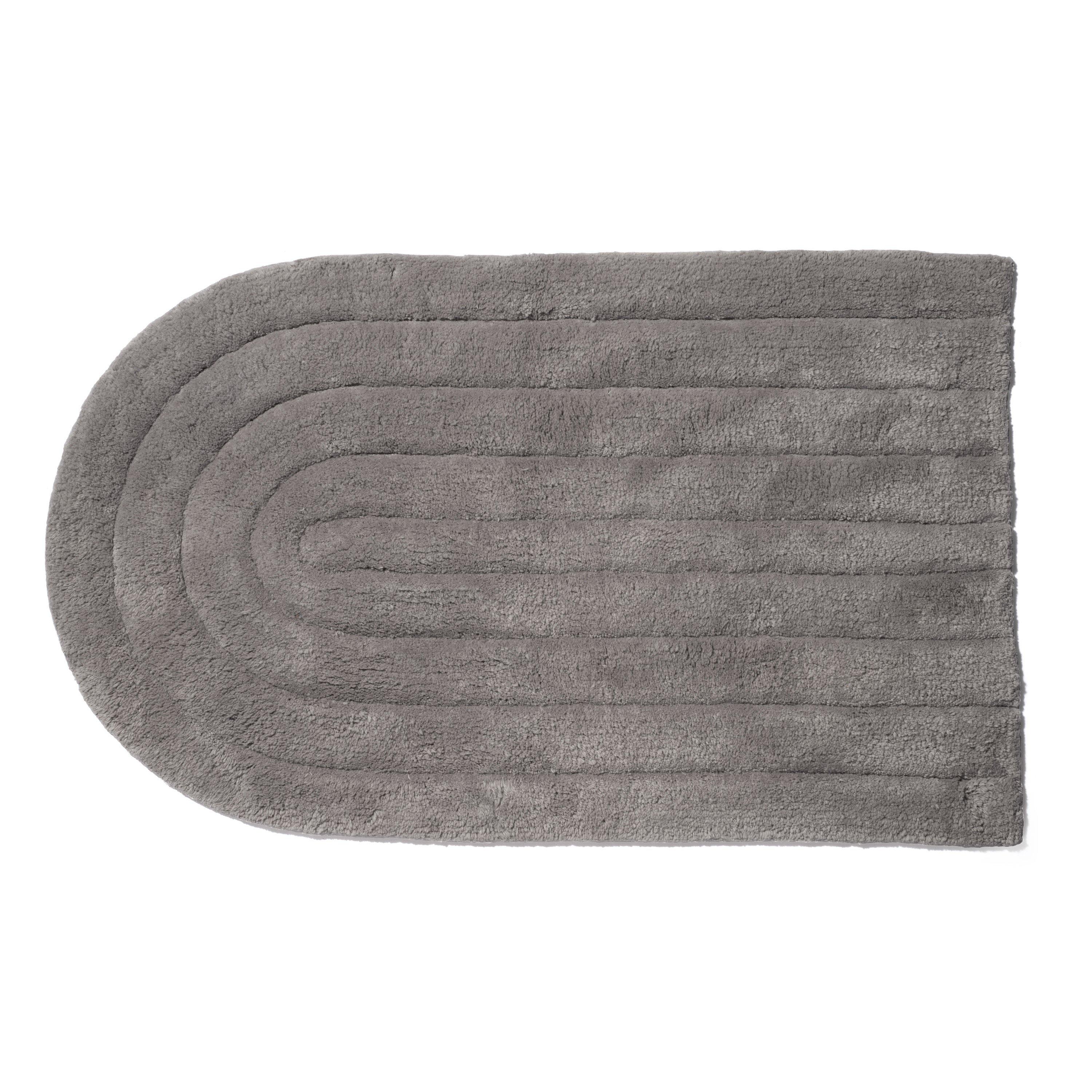 Grey - Croydex - Arched Bath Mat - 2
