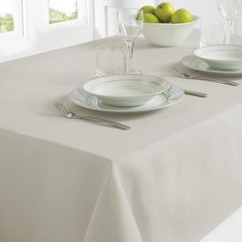 Country Club Tablecloth Linen Look  - Grey