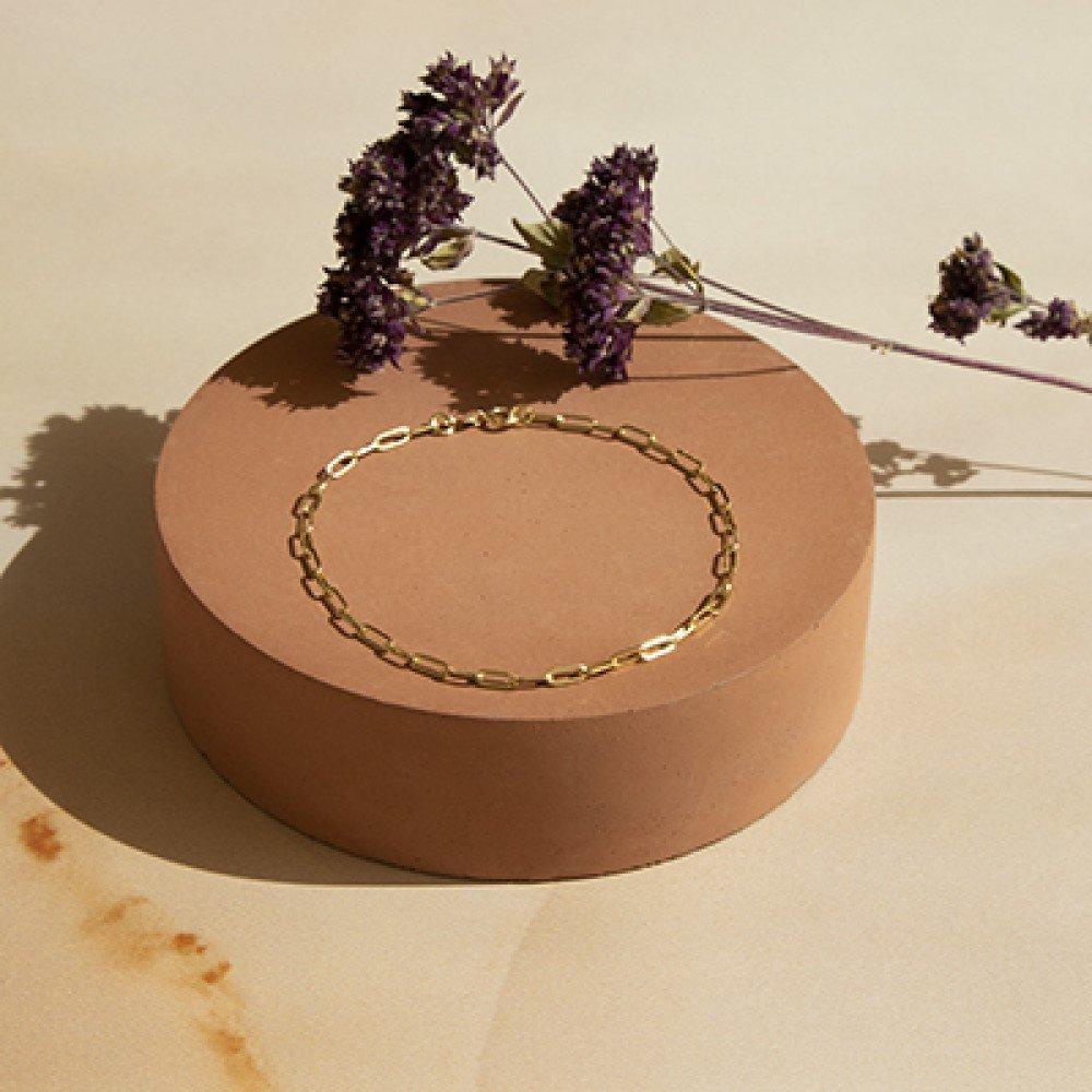 Yellow Gold - Be You - 9ct Gold Paper Chain Bracelet - 3