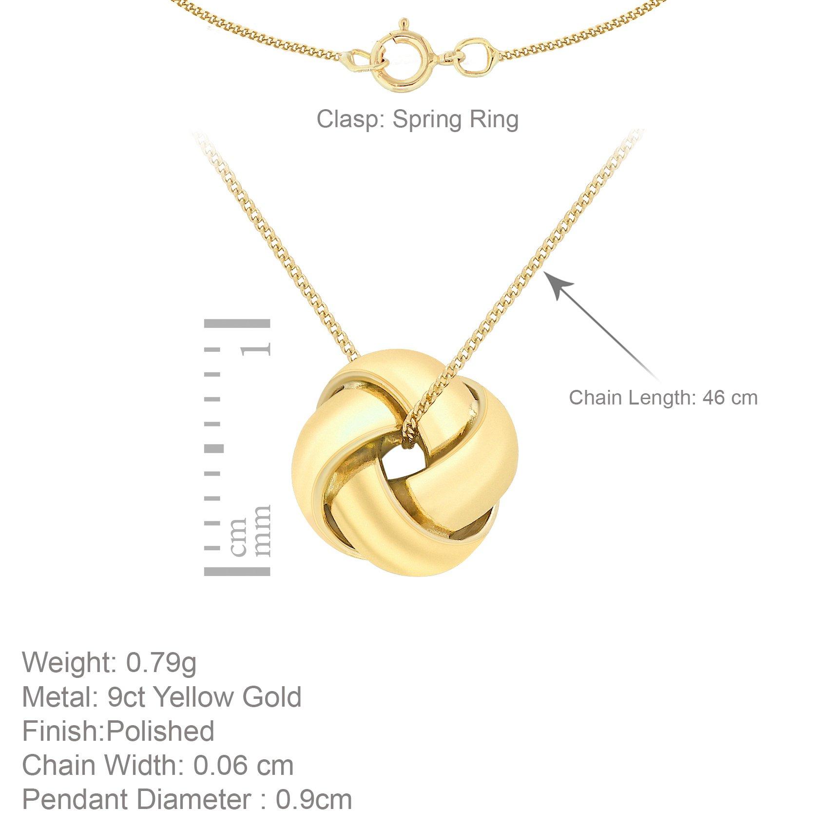 Yellow Gold - Be You - 9ct Gold 4-Way Knot Necklace - 4