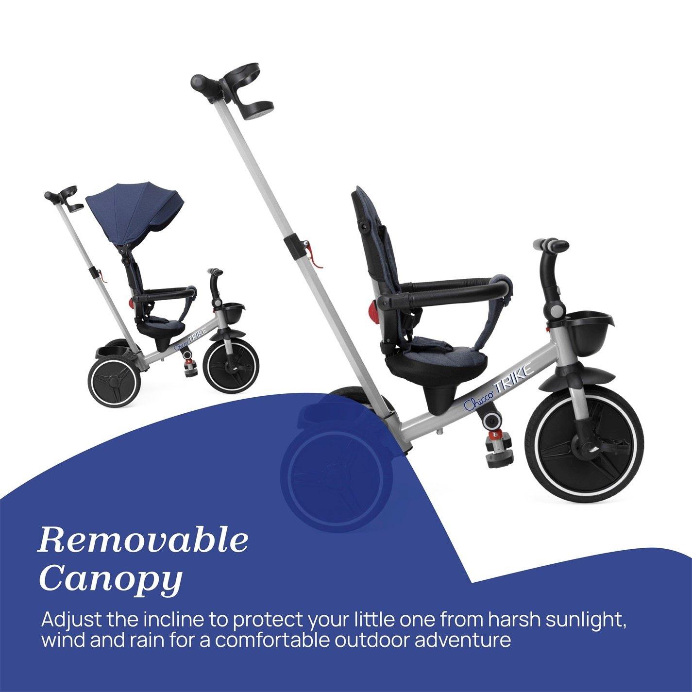 Blue - Chicco - Chicco Evolutive 4-in-1 Trike - 6