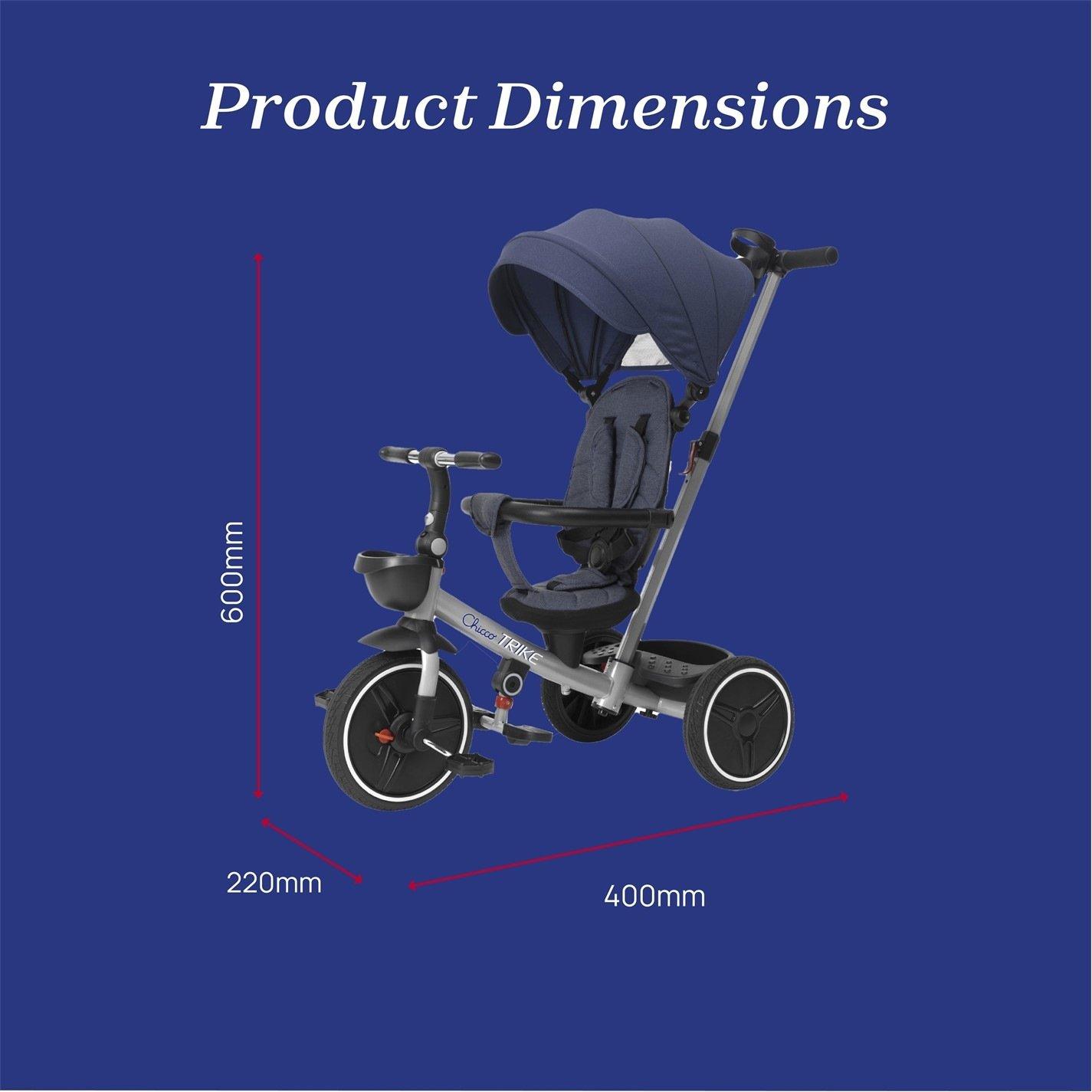 Blue - Chicco - Chicco Evolutive 4-in-1 Trike - 7
