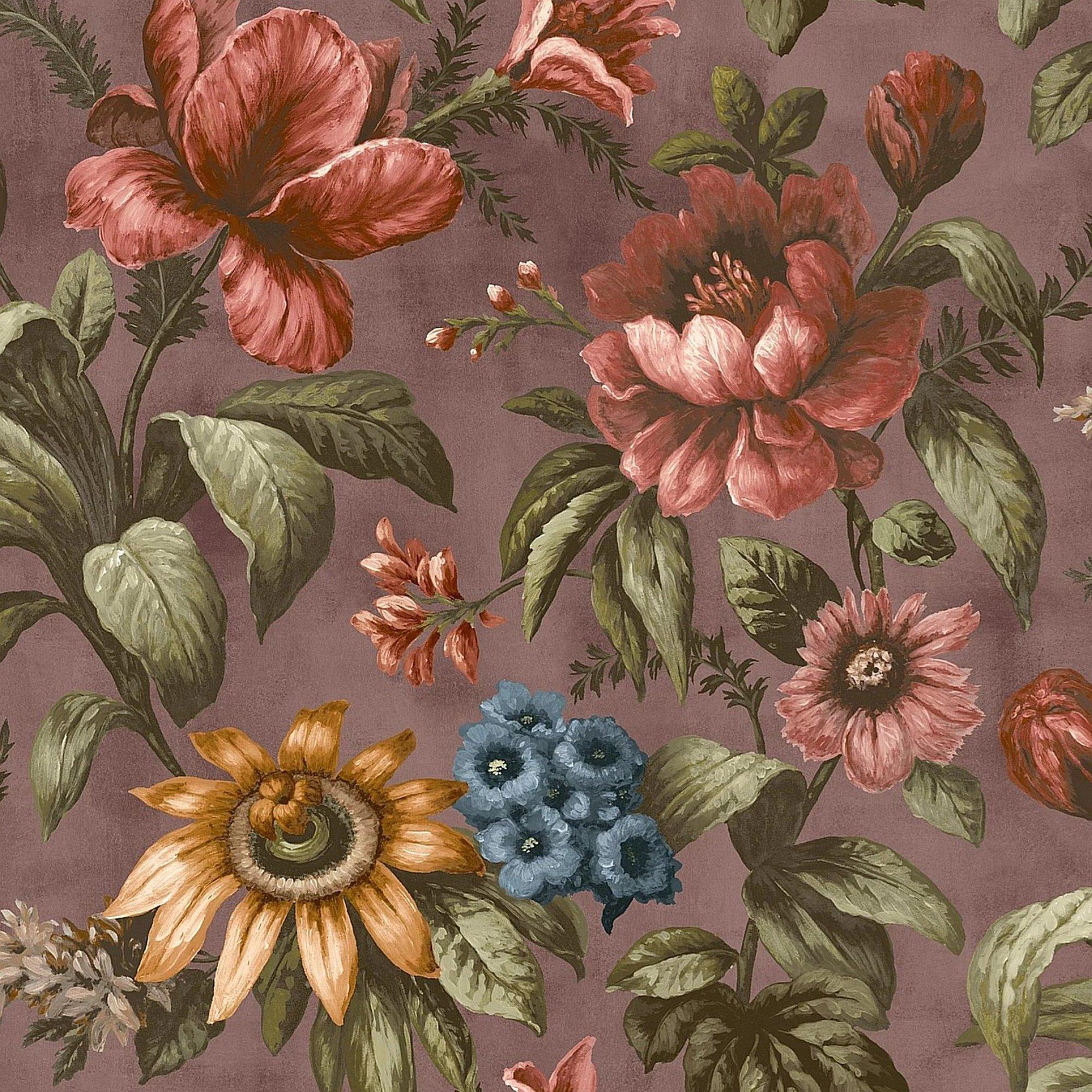 Purple - Superfresco Easy - Gardenia Thistle Wallpaper - 2