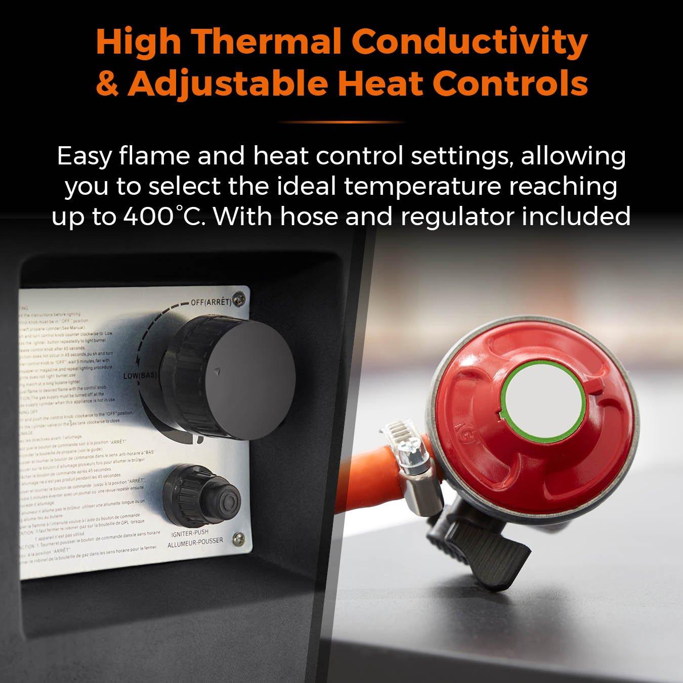 Grey - Tower - Magna Rectangular Gas Fire Pit - 5