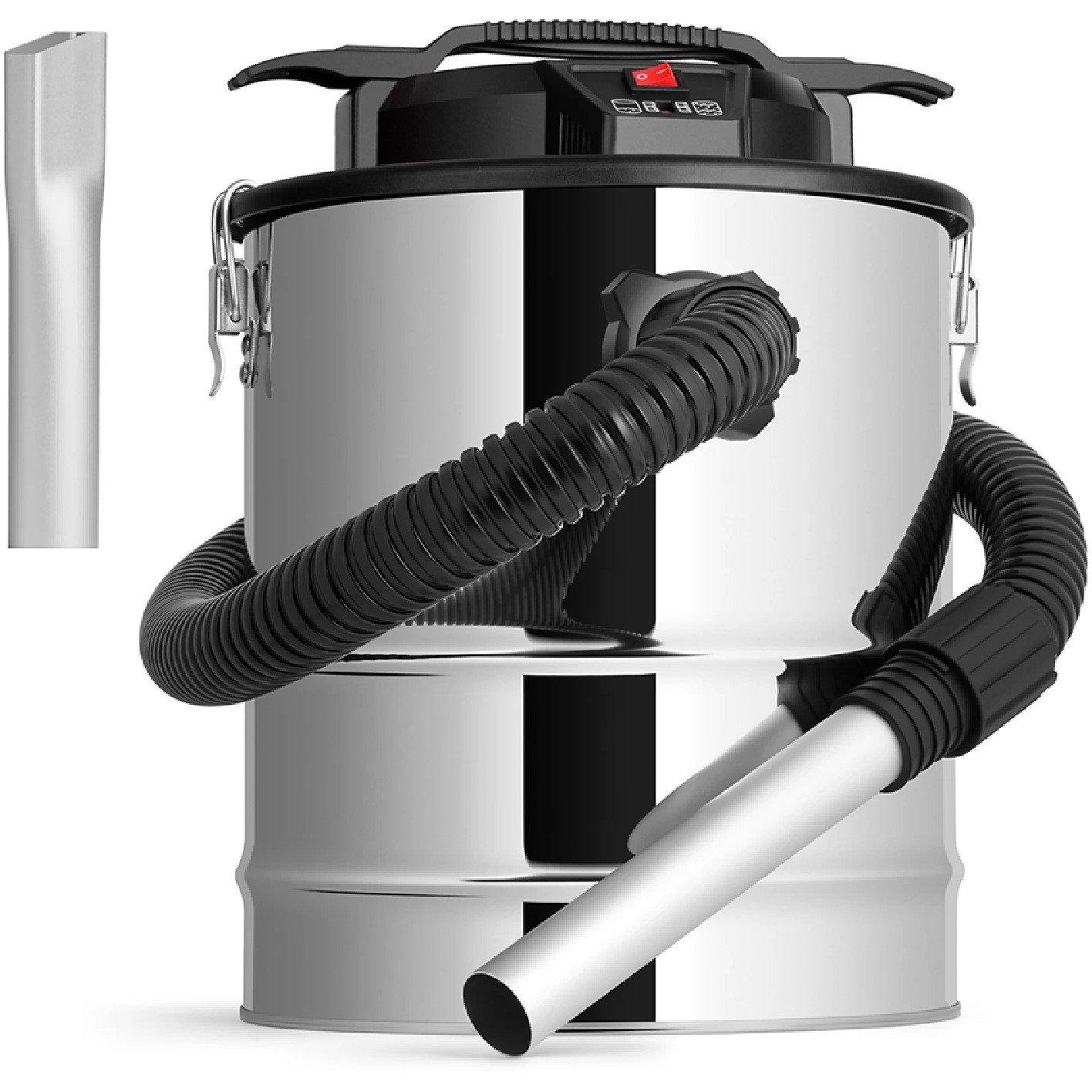 Silver - VonHaus - 15L Ash Vacuum Cleaner 1000W - 1
