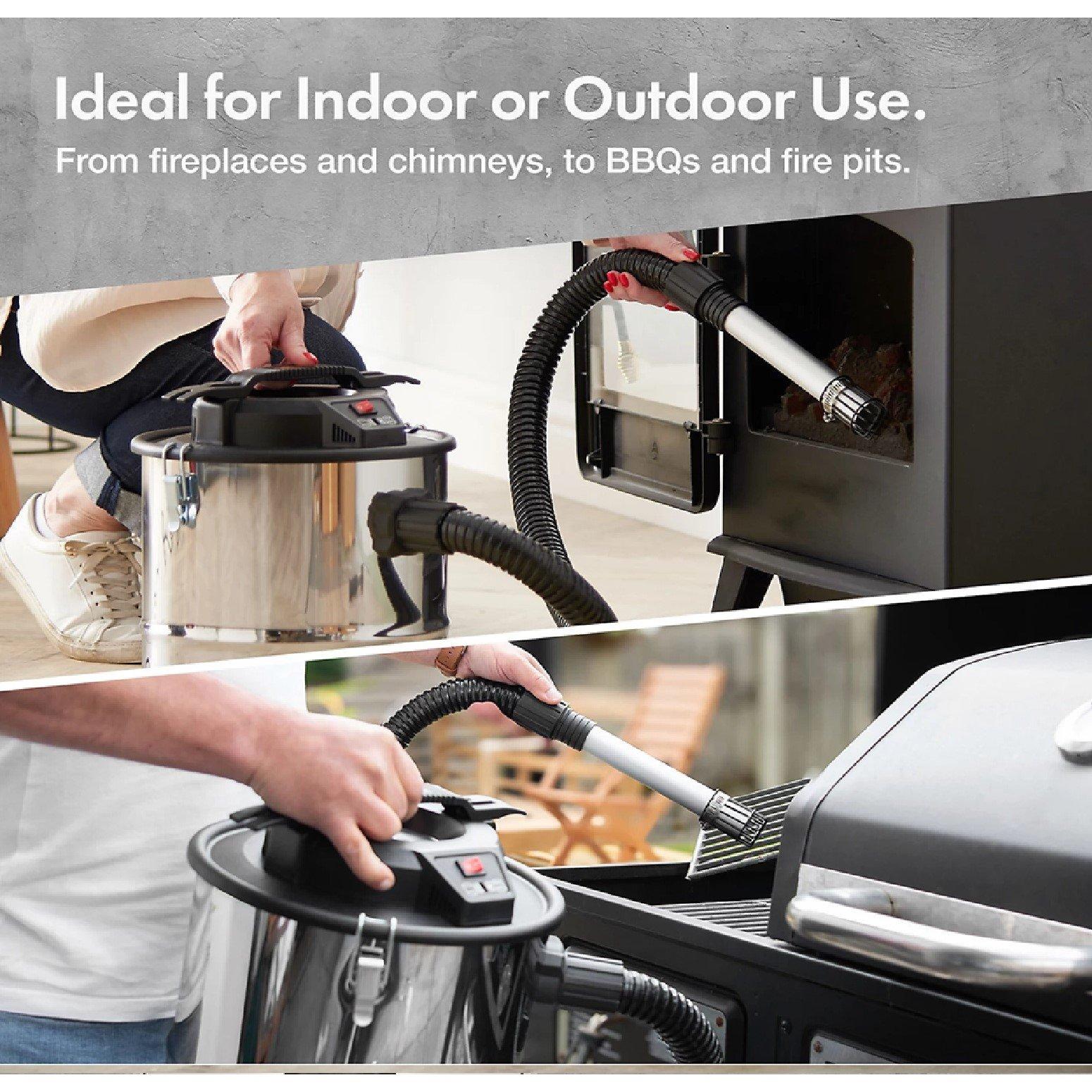 Silver - VonHaus - 15L Ash Vacuum Cleaner 1000W - 5