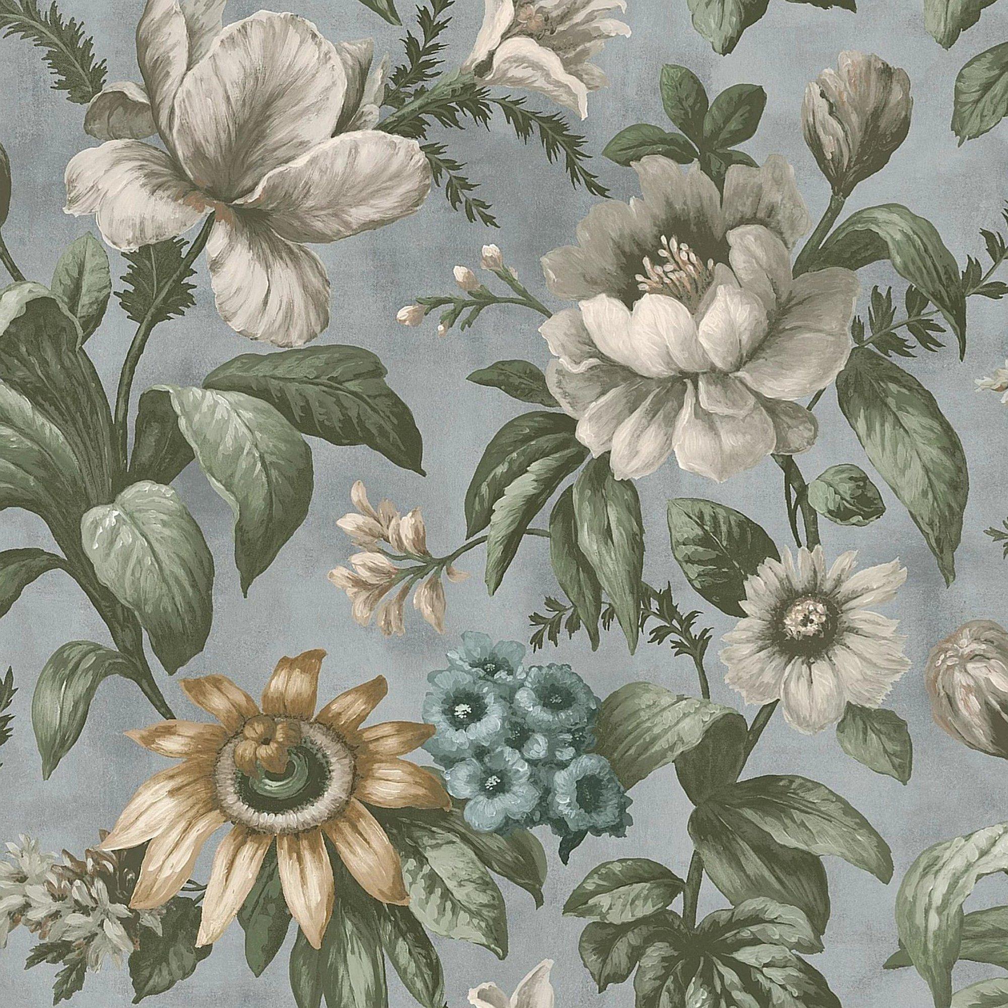 Blue - Superfresco Easy - Gardenia Breeze Wallpaper - 2