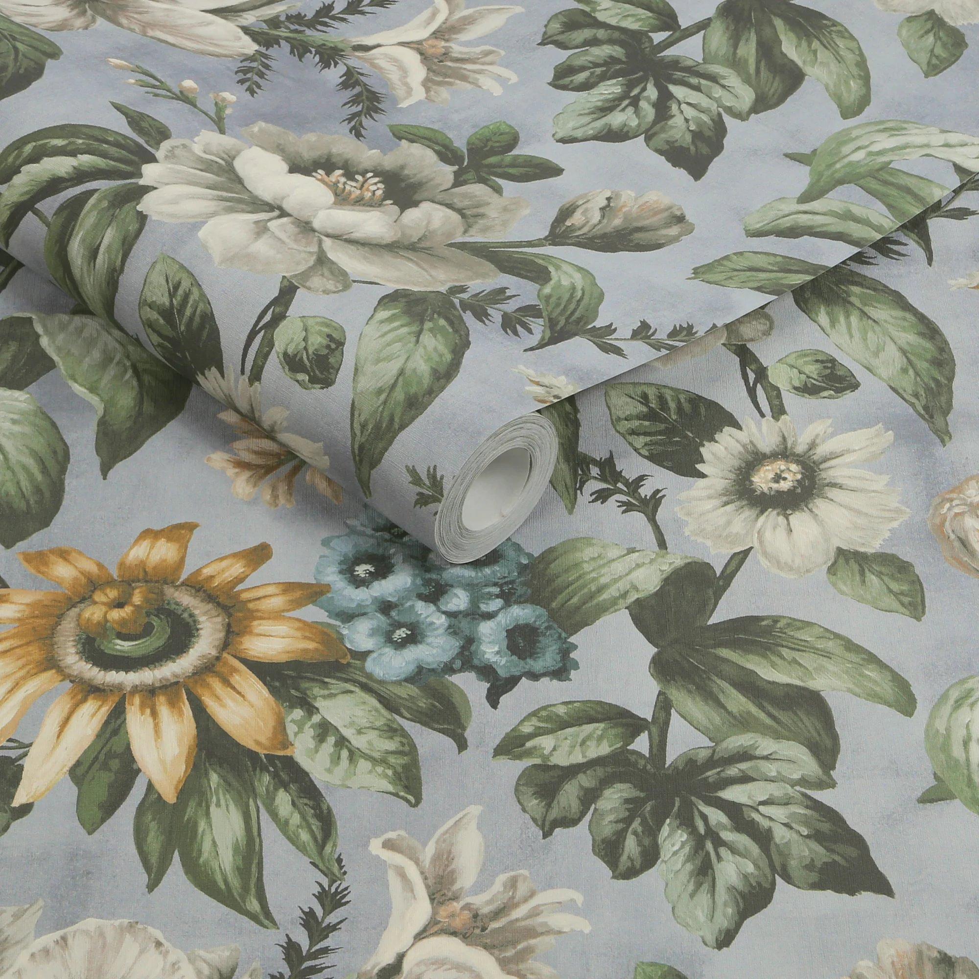 Blue - Superfresco Easy - Gardenia Breeze Wallpaper - 3