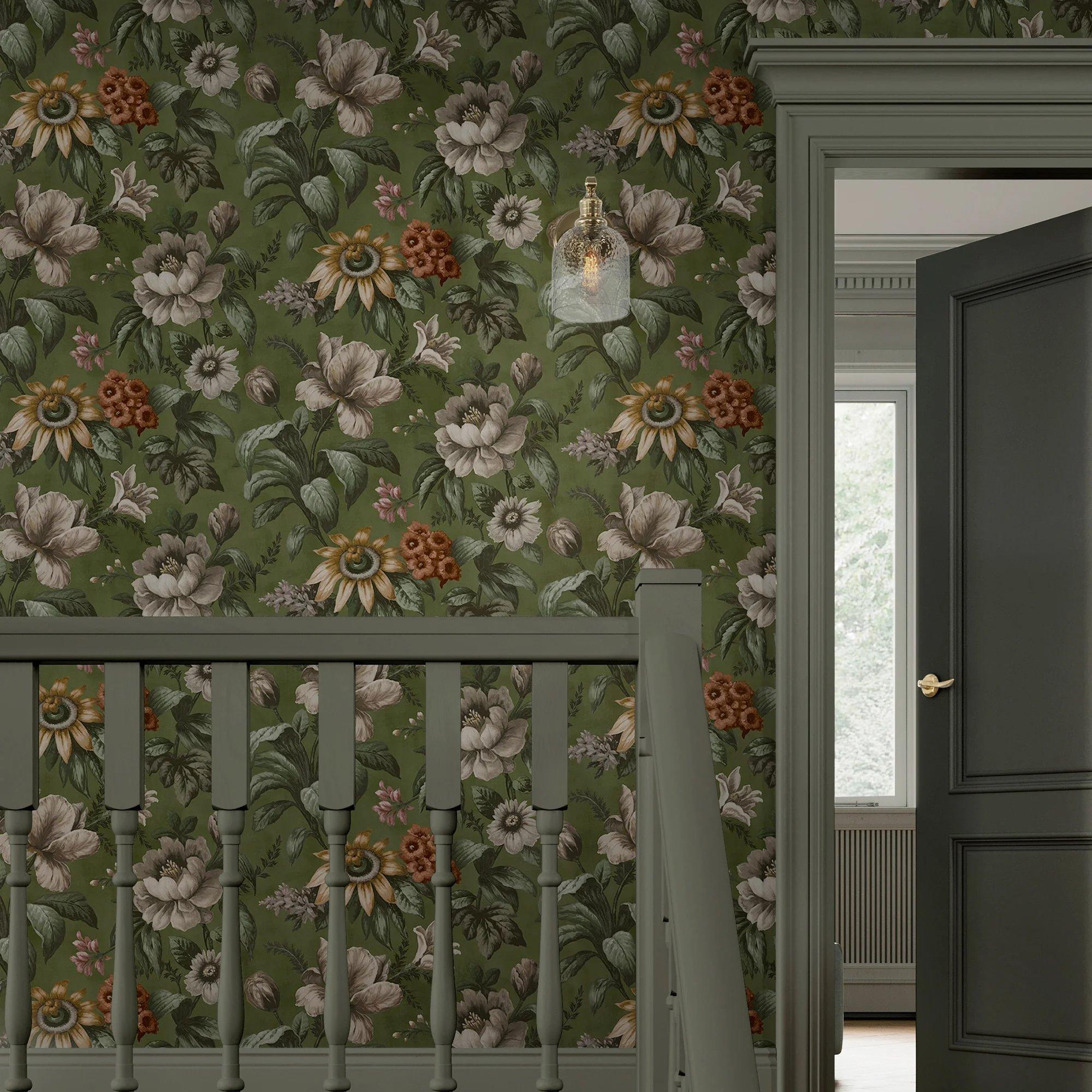 Forest Green - Superfresco Easy - Gardenia Forest Wallpaper - 1