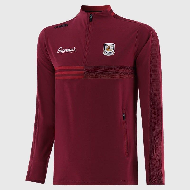 Red/Chilli/Blk - ONeills - Galway Nepal Half Zip Top Senior - 1