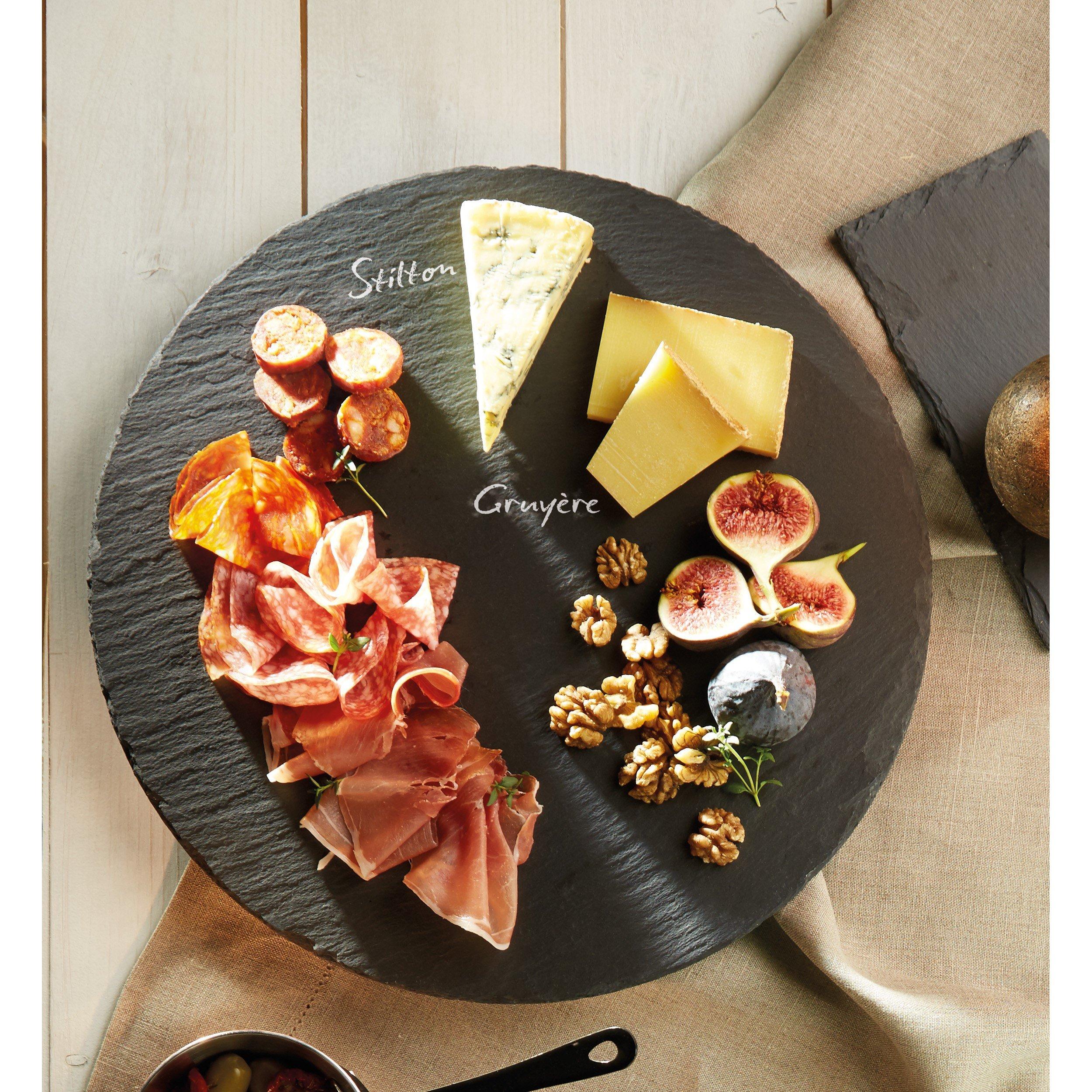 Black - Artesa - Artesa Slate Lazy Susan - 3