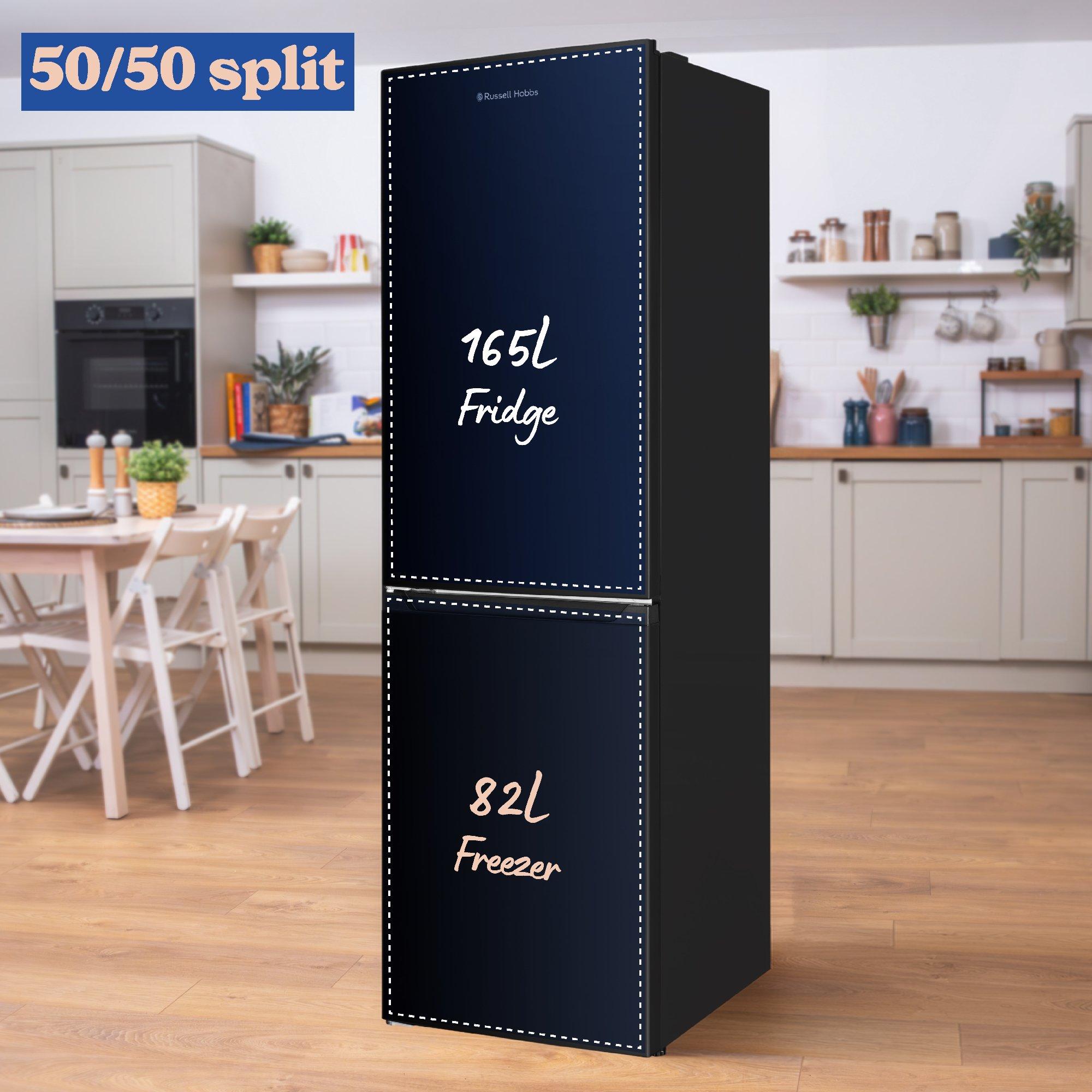 Black - Russell Hobbs - RH181TNF552E2B 247L Total No Frost Fridge Freezer - 3