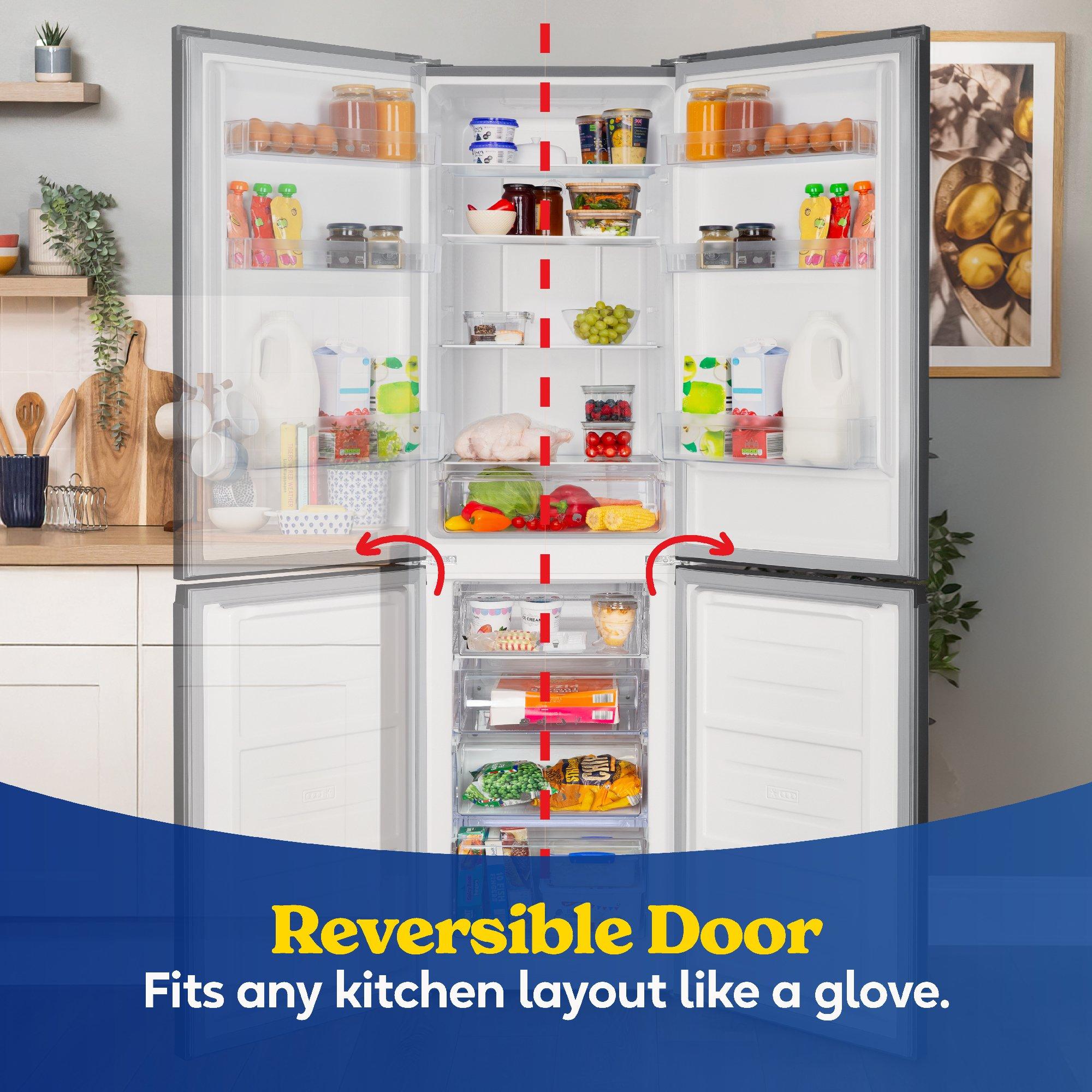 Stainless Steel - Russell Hobbs - RH181TNF552E2SS 247L Total No Frost Fridge Freezer - 8