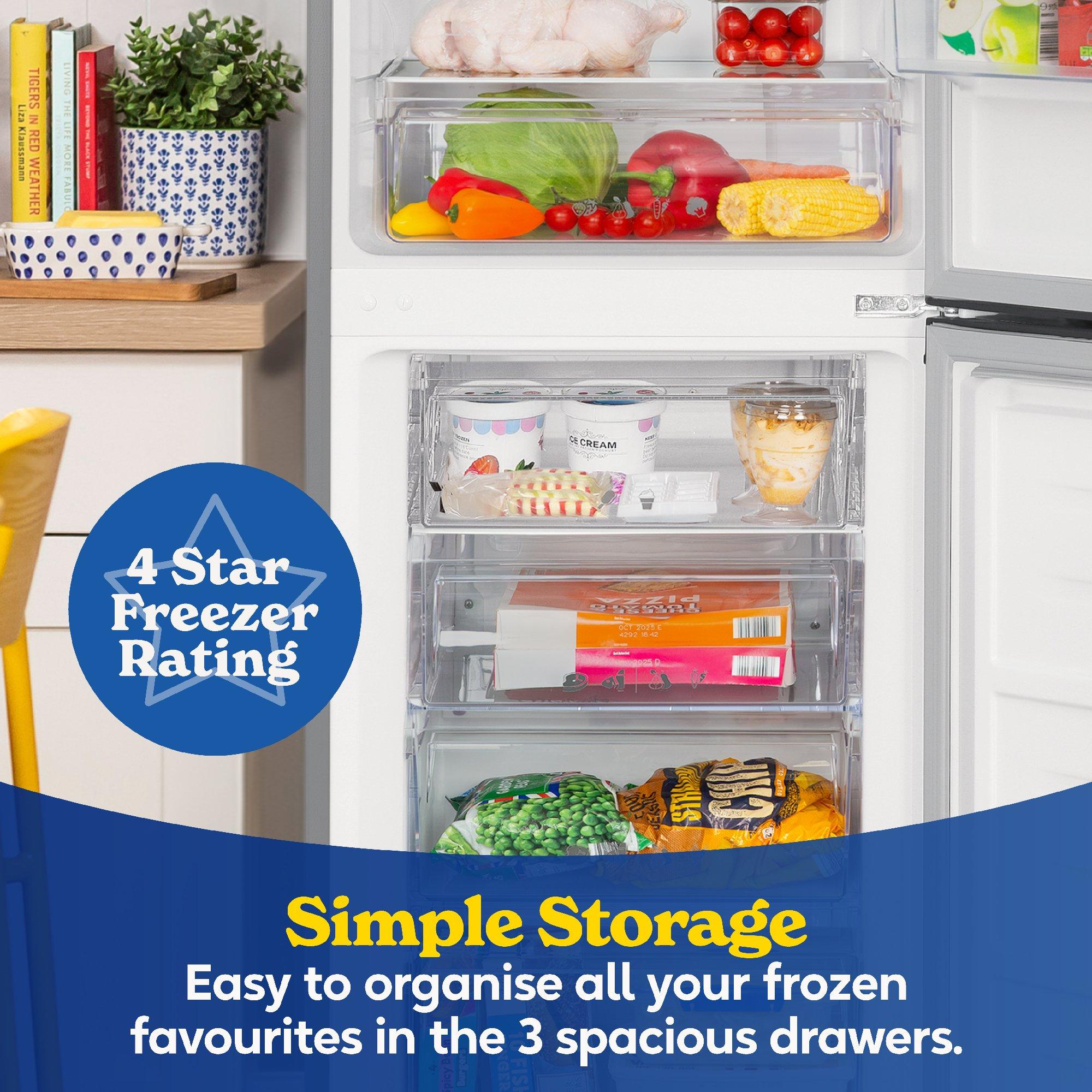 Stainless Steel - Russell Hobbs - RH181TNF552E2SS 247L Total No Frost Fridge Freezer - 10