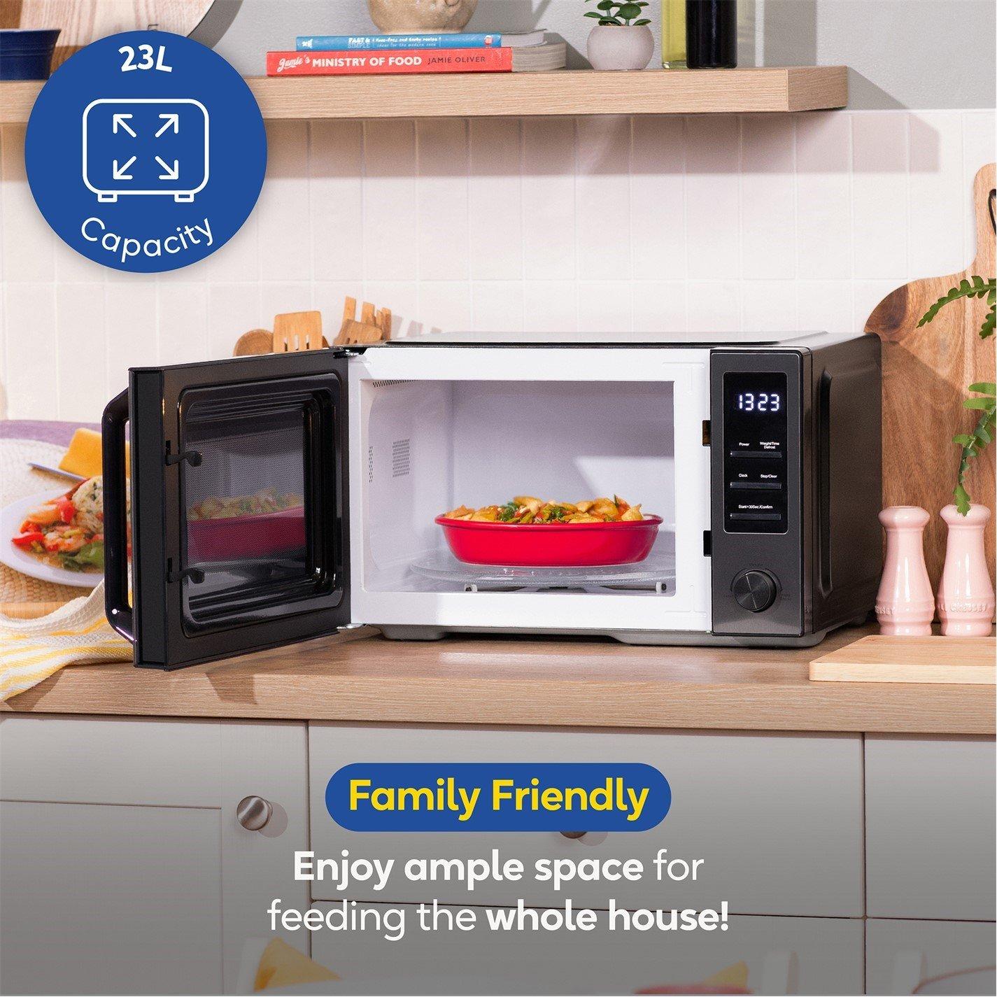 Dark Steel - Russell Hobbs - RHM2372DS 23L Digital Microwave - 5