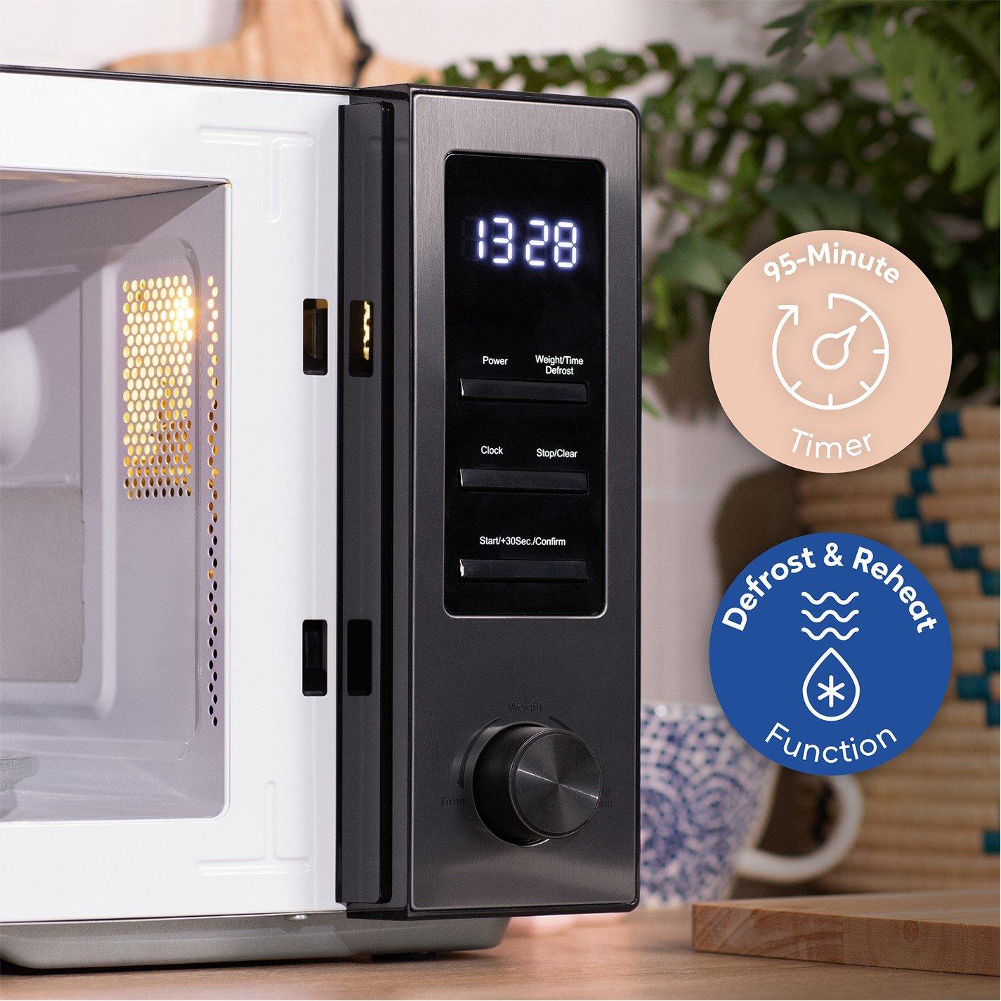 Dark Steel - Russell Hobbs - RHM2372DS 23L Digital Microwave - 8