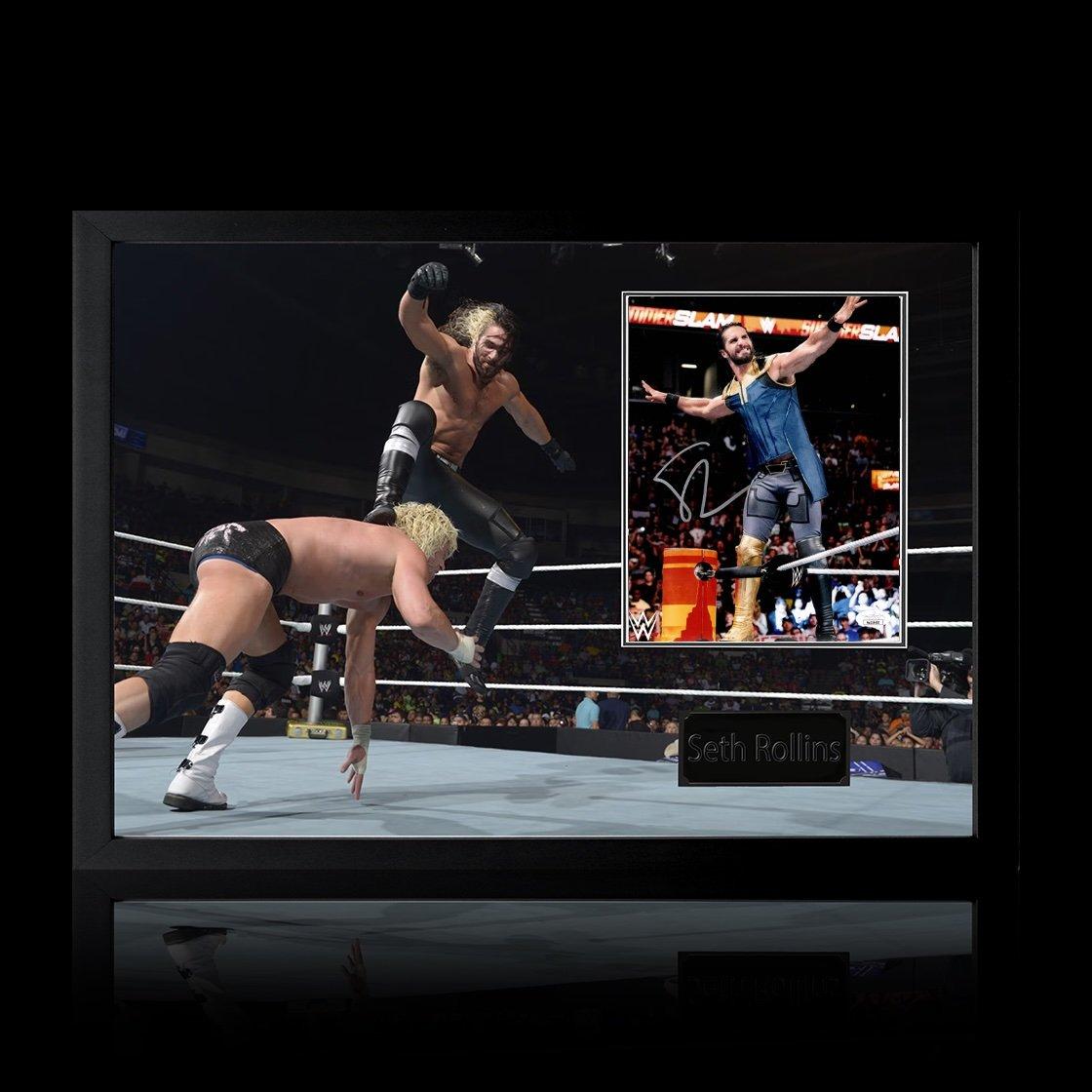 Seth Rollins Signed Image Iconic Frame II