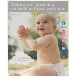 Country Club Mattress Protector - Waterproof Towelling Cot Bed