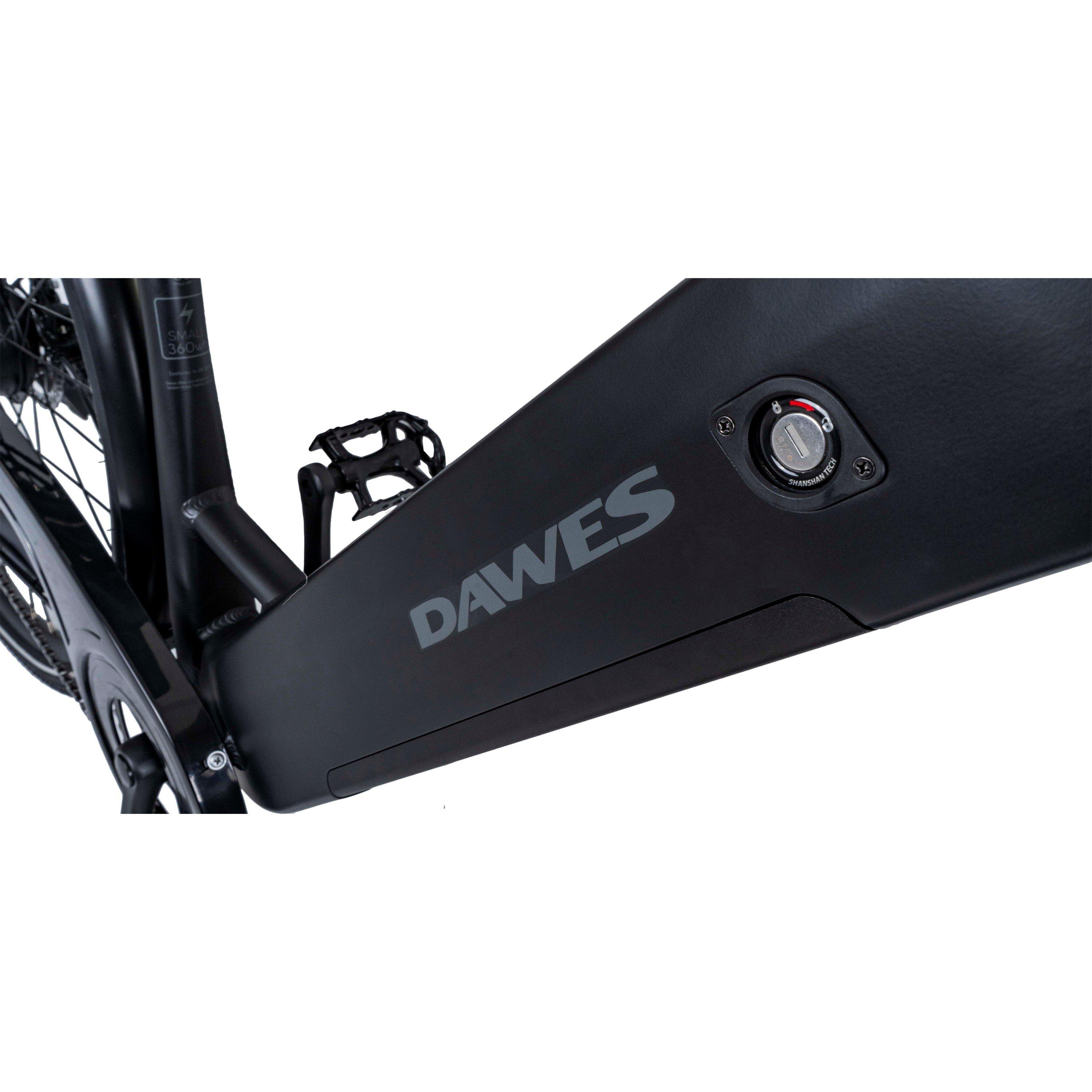 Black - Dawes - Dawes Spire 1.0 Low Step Electric Hybrid Bike - 8